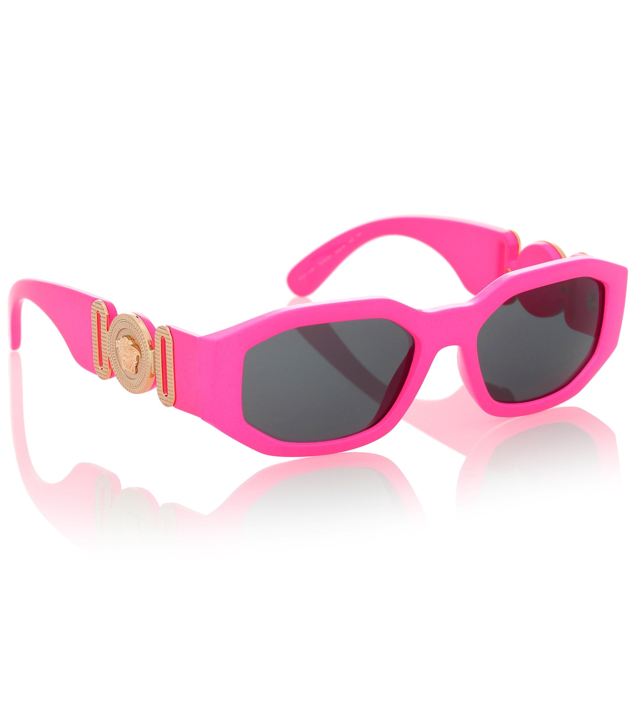 Versace Medusa Biggie Sunglasses in Pink - Lyst