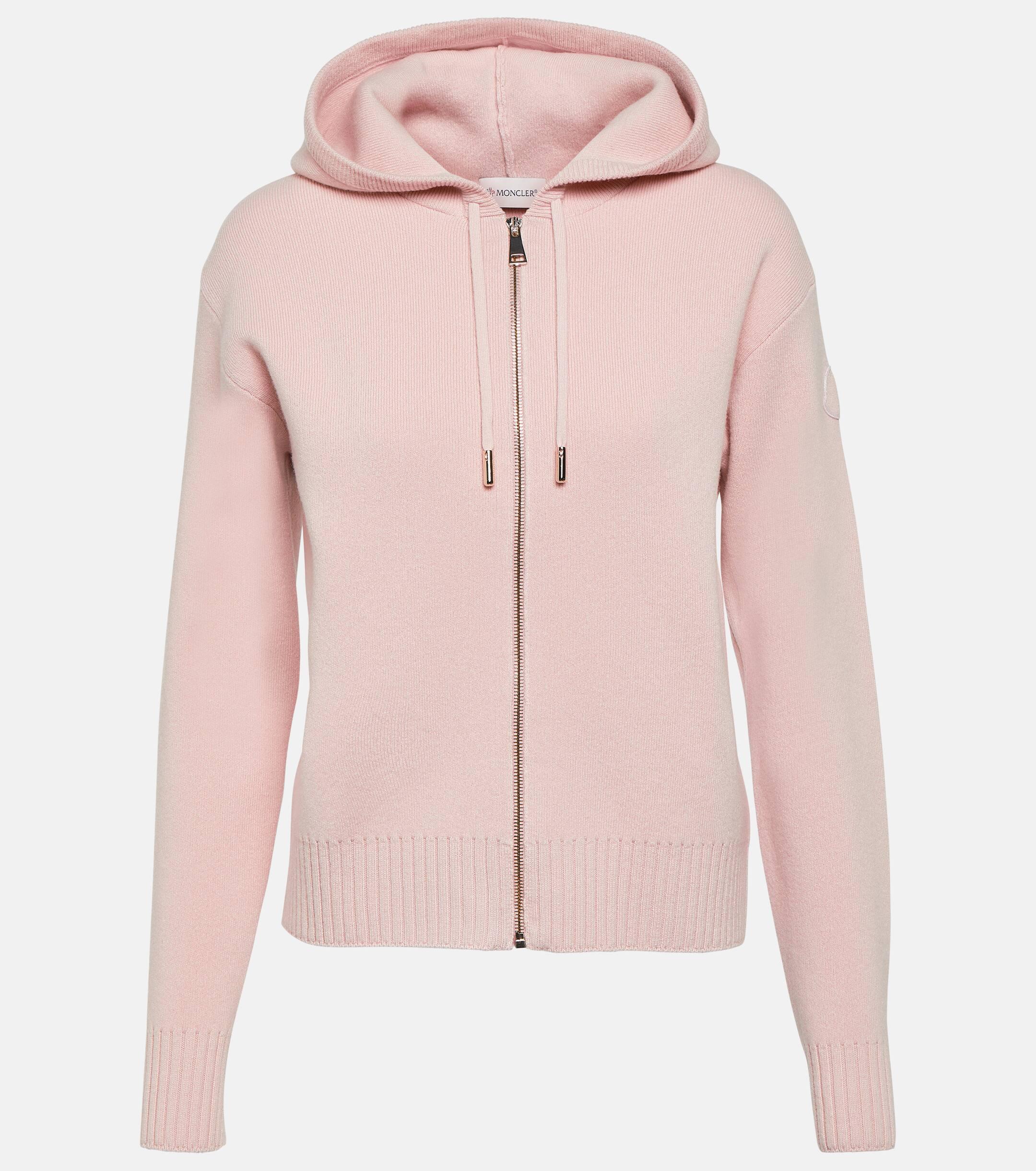 Pink hot sale cashmere hoodie