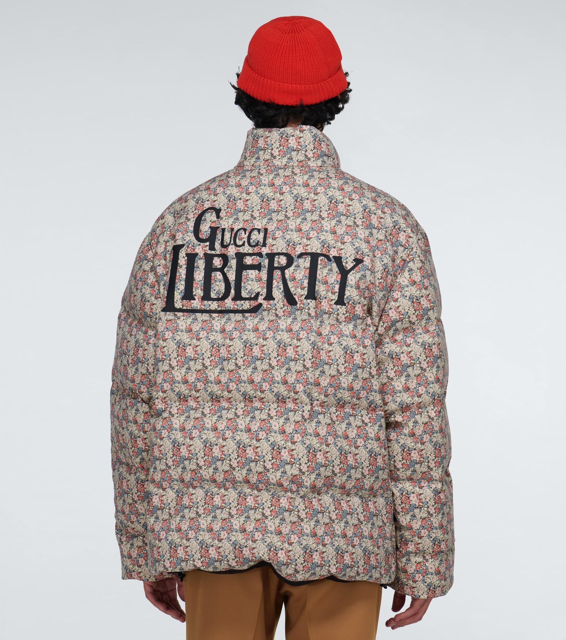 Gucci Liberty Floral Padded Jacket for Men | Lyst Australia