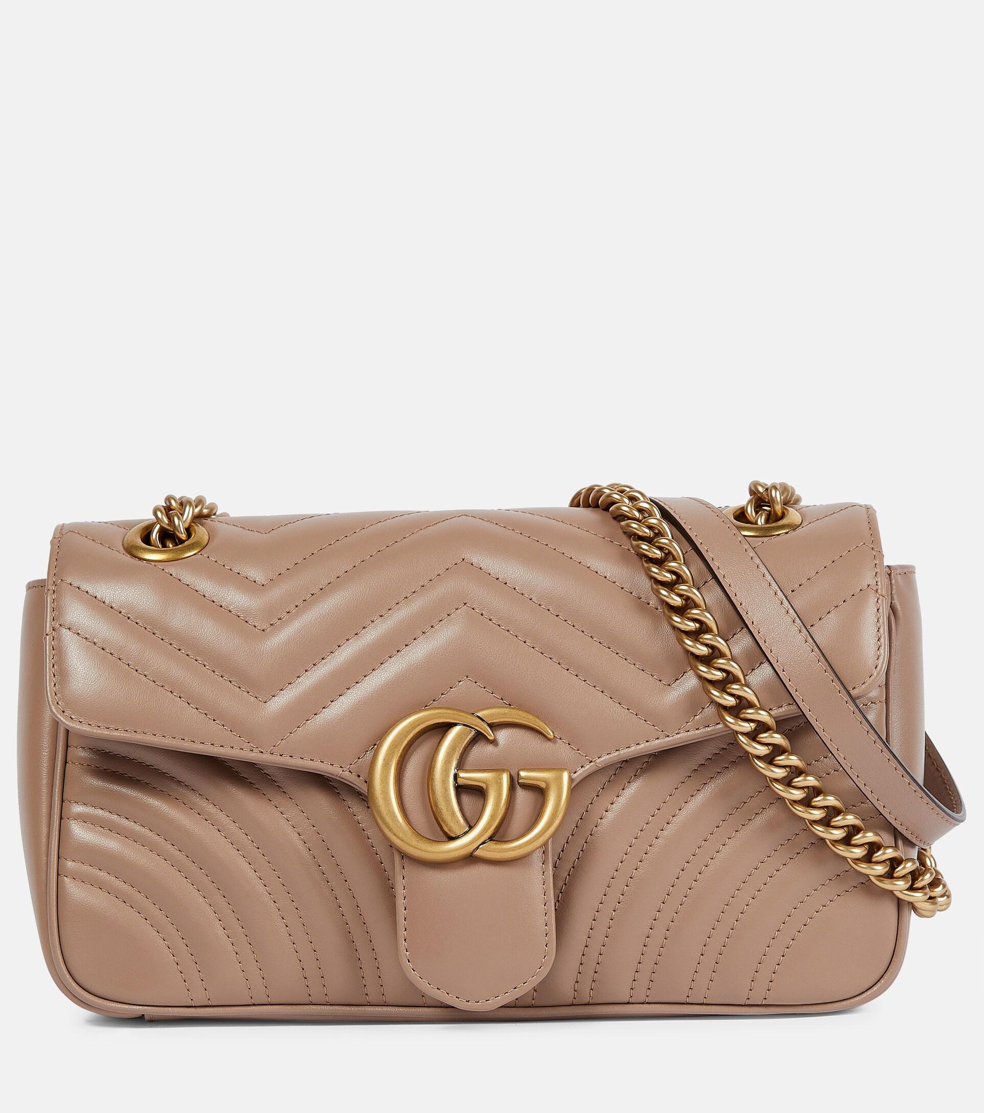 Gucci Marmont small matelassé shoulder bag fashion simple