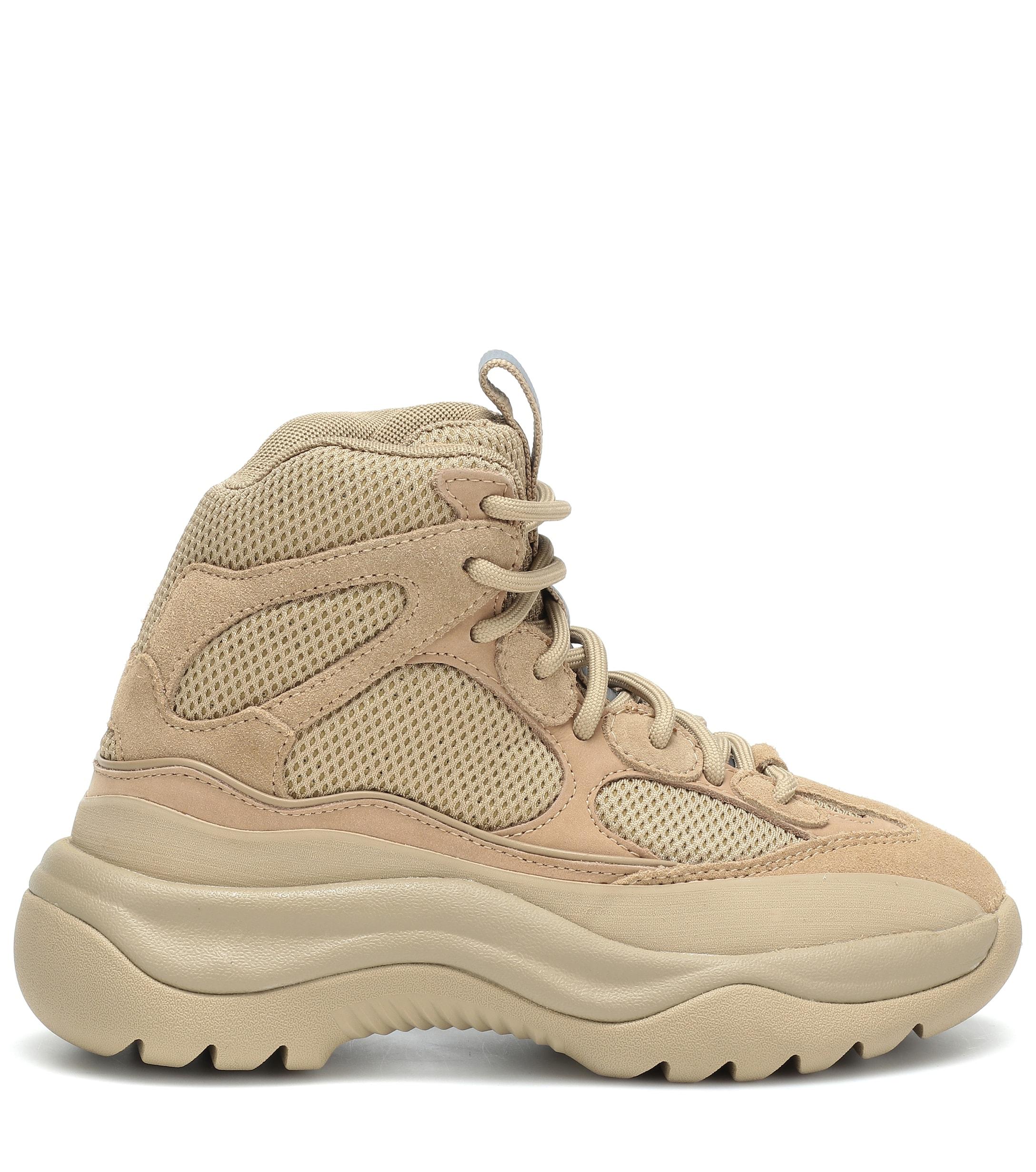 Yeezy Suede-paneled Sneakers (season 7) in Beige (Natural) - Lyst