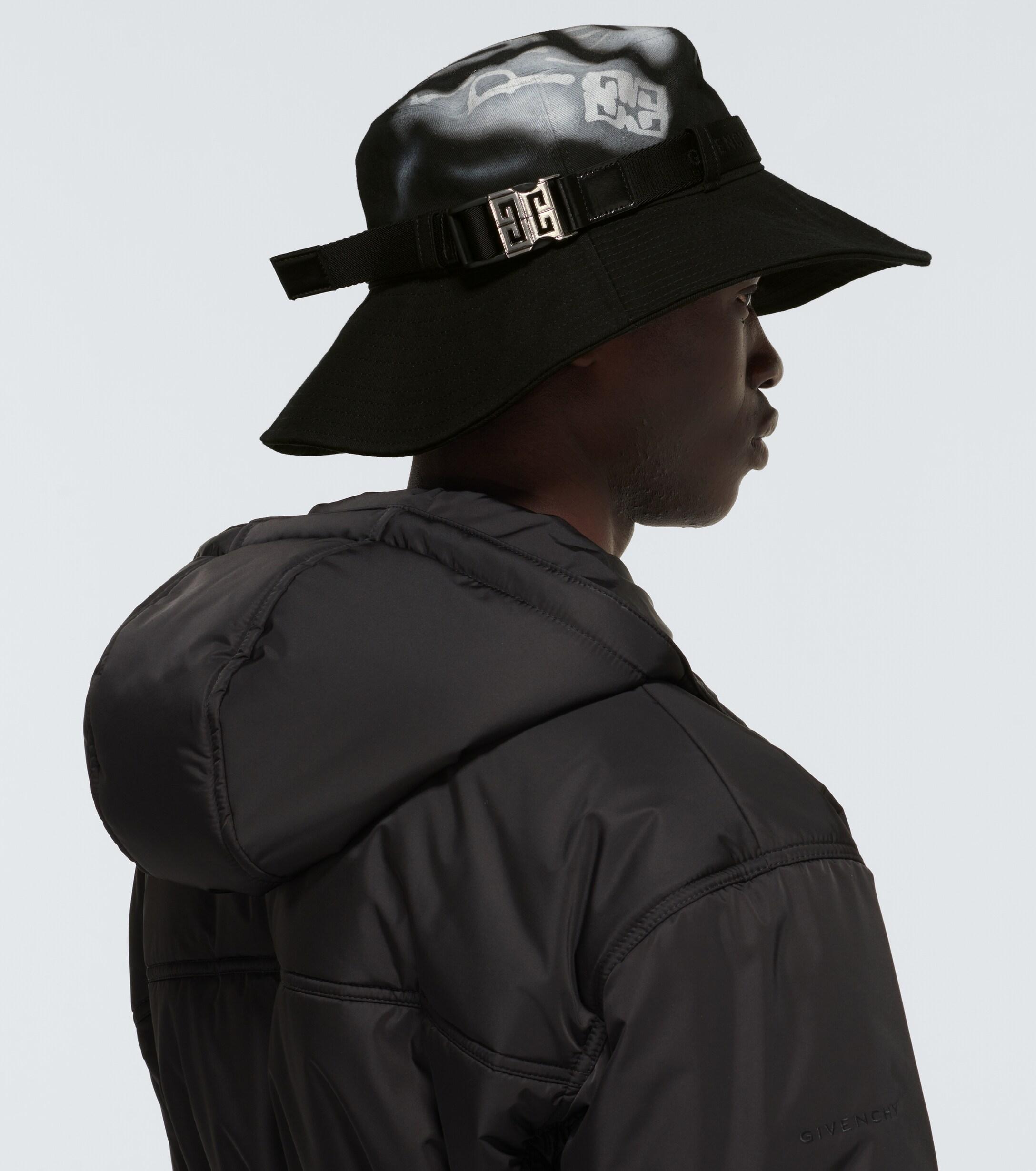 Givenchy Leather Bucket Hat in Black 
