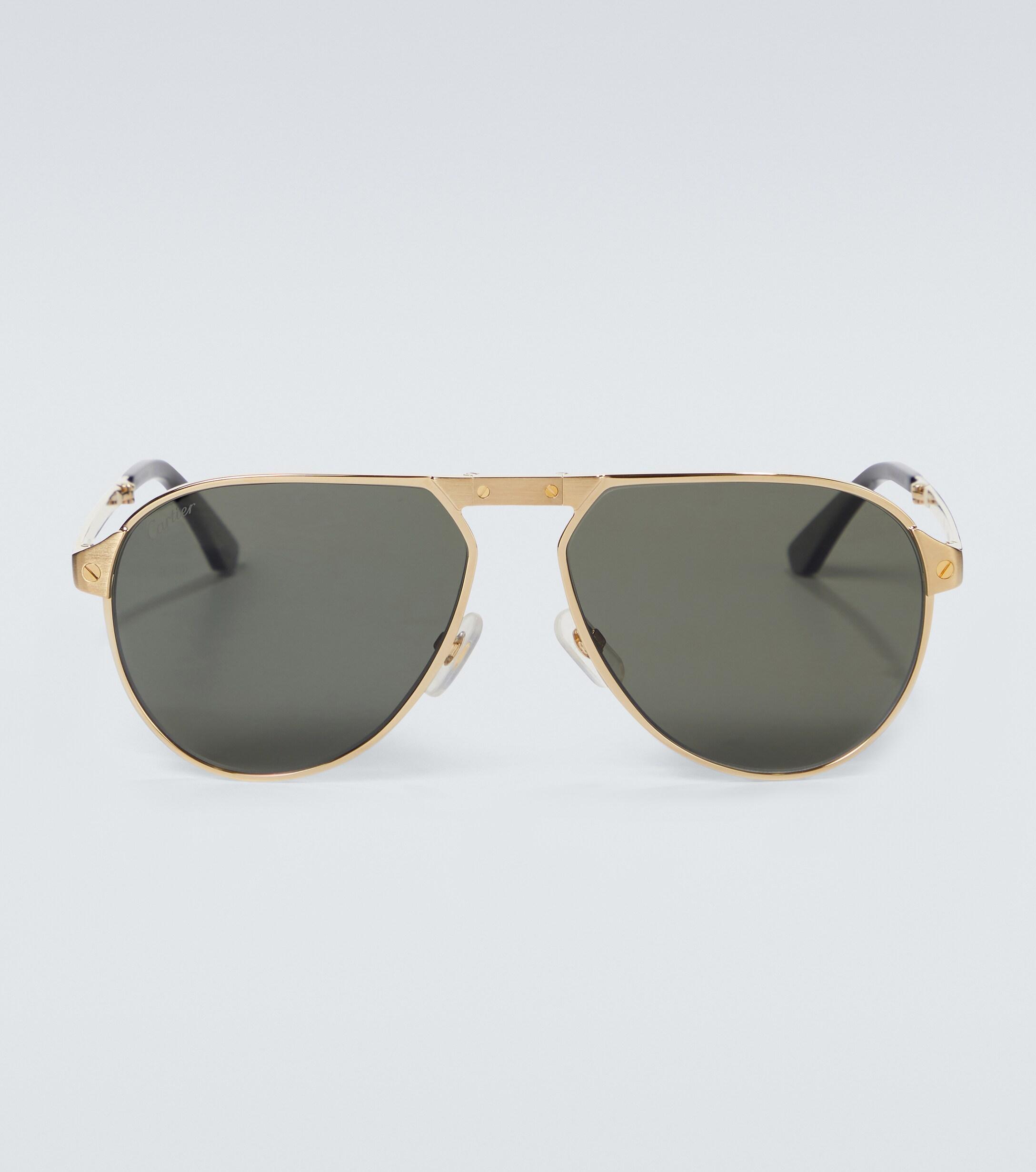 Cartier Synthetic Aviator Sunglasses in 