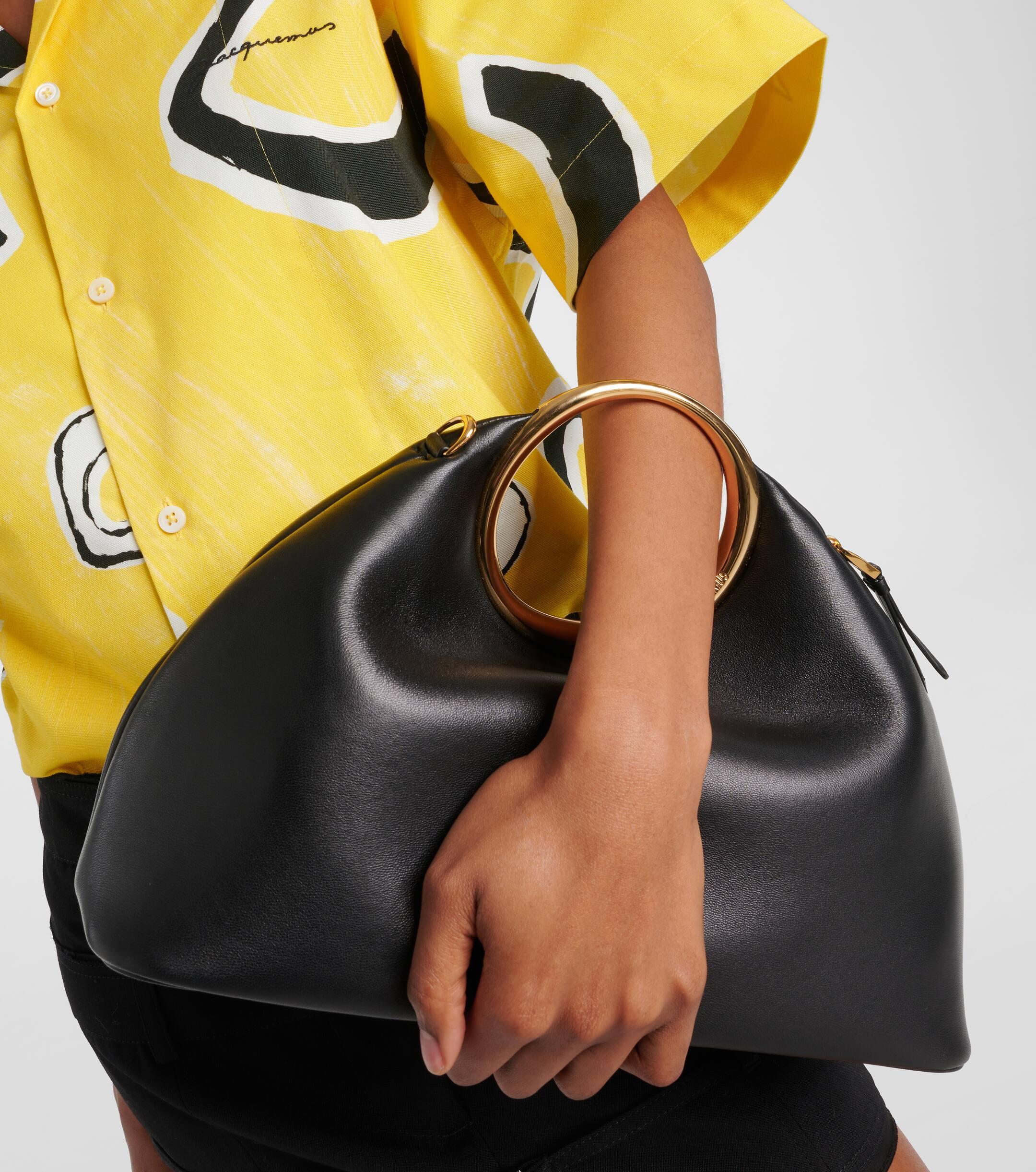 Jacquemus Le Calino Leather Tote Bag in Black Lyst UK