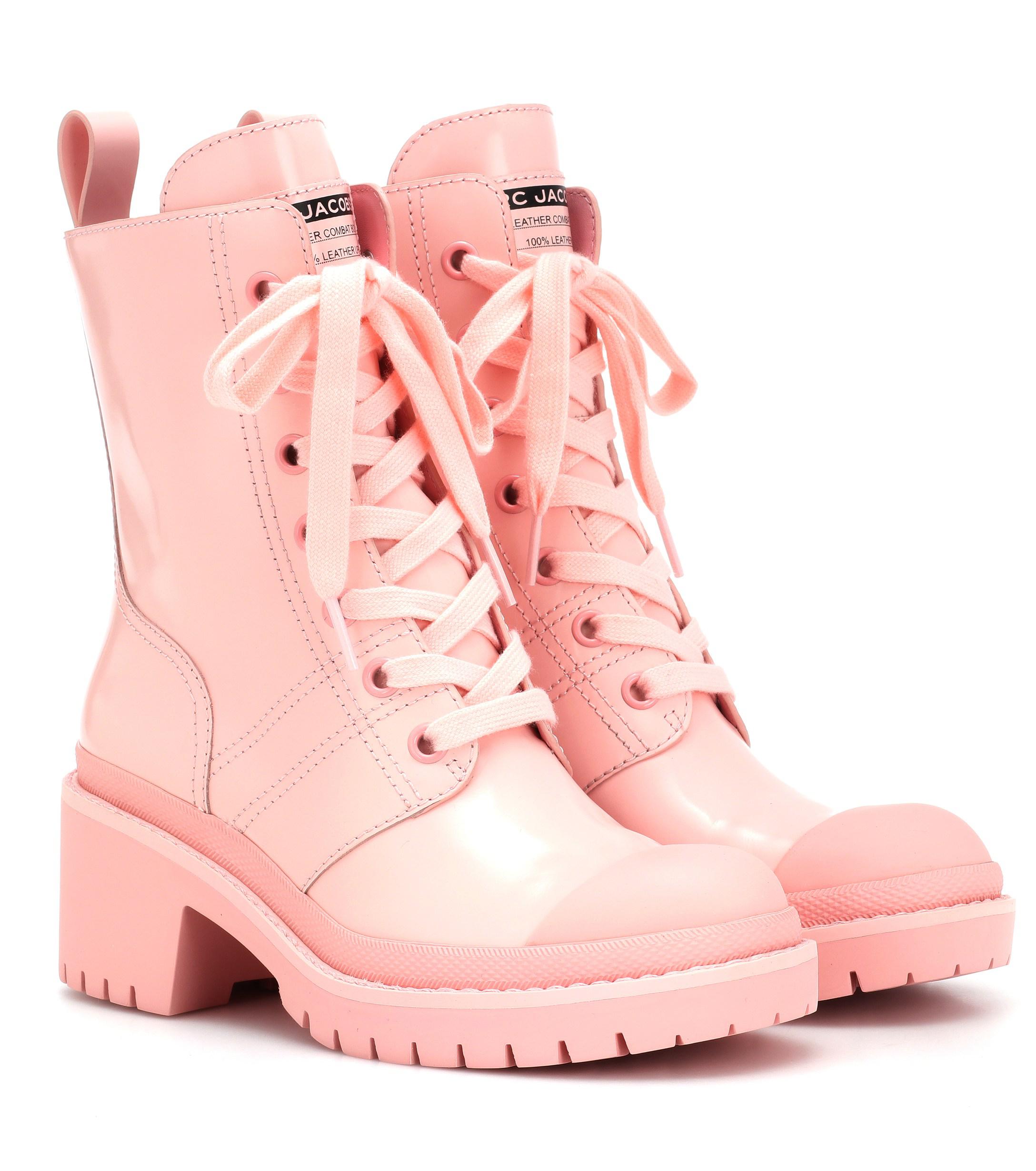 marc jacobs pink boots