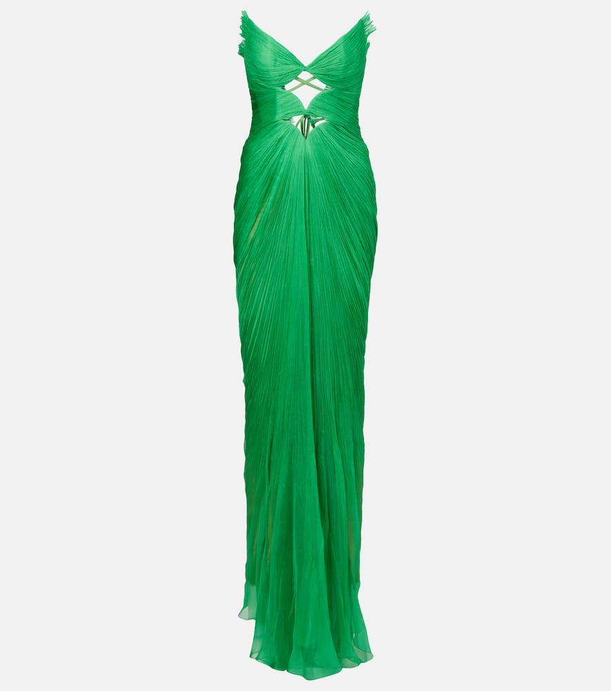 Maria Lucia Hohan Cassiopea Silk Gown in Green | Lyst