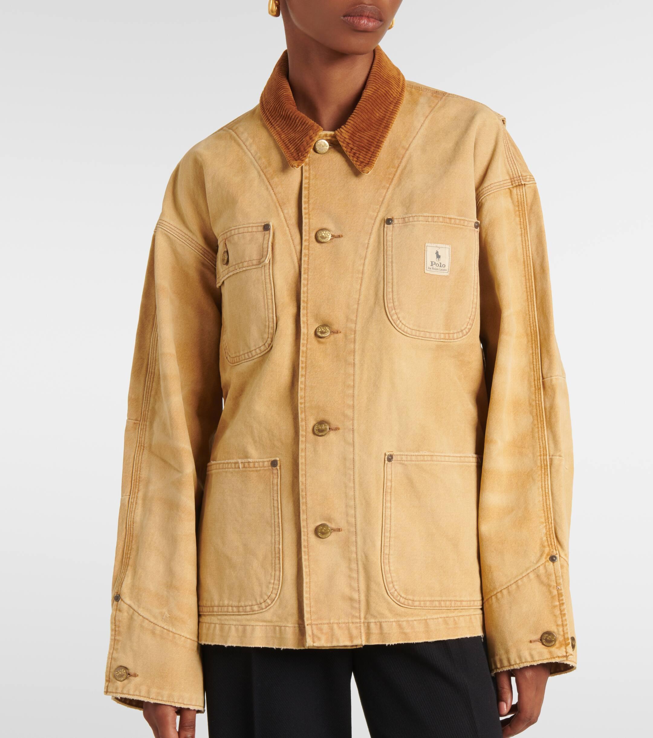 Clothing Jackets Lauren Cotton Canvas Utility Jacket Polo Canvas