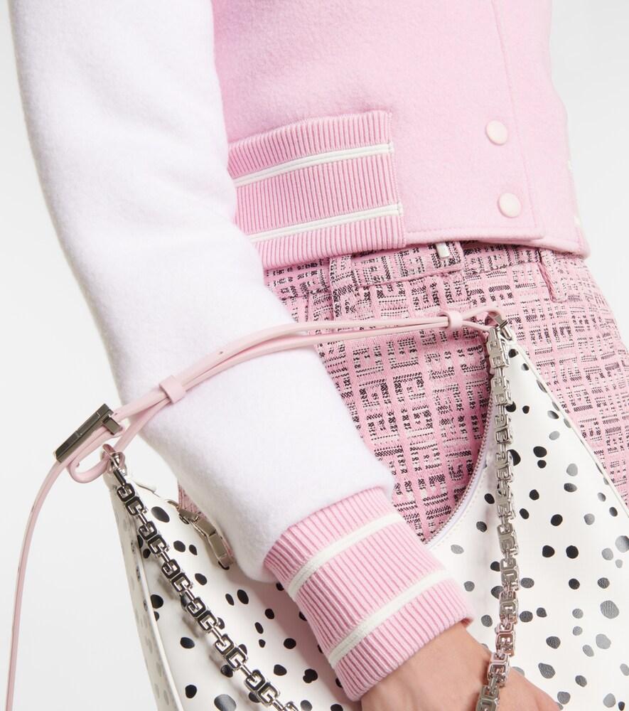 Givenchy Women's Pink X Disney® Crop Wool Bomber Jacket