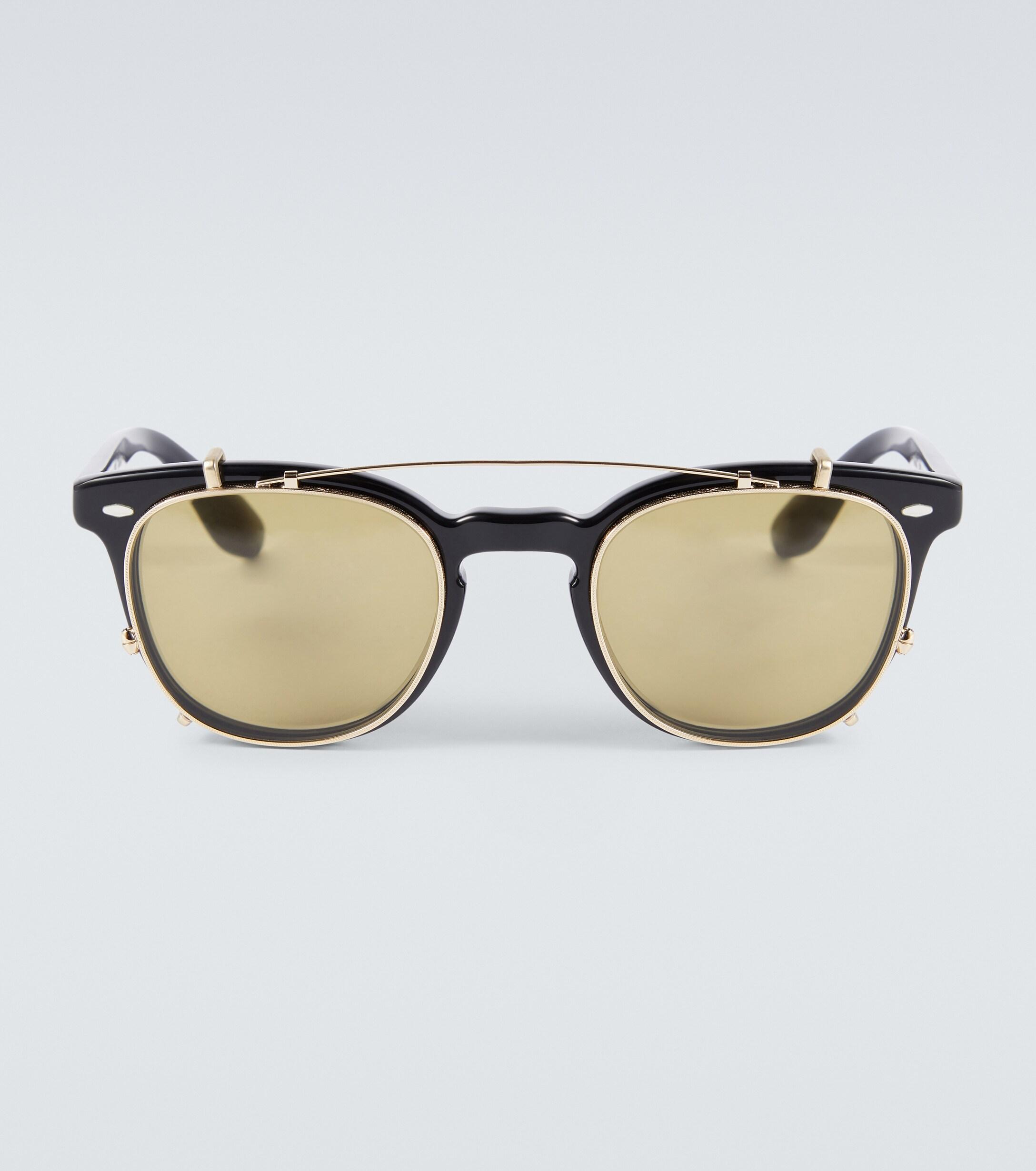 Brunello Cucinelli X Oliver Peoples Jep Round Sunglasses in Brown for ...