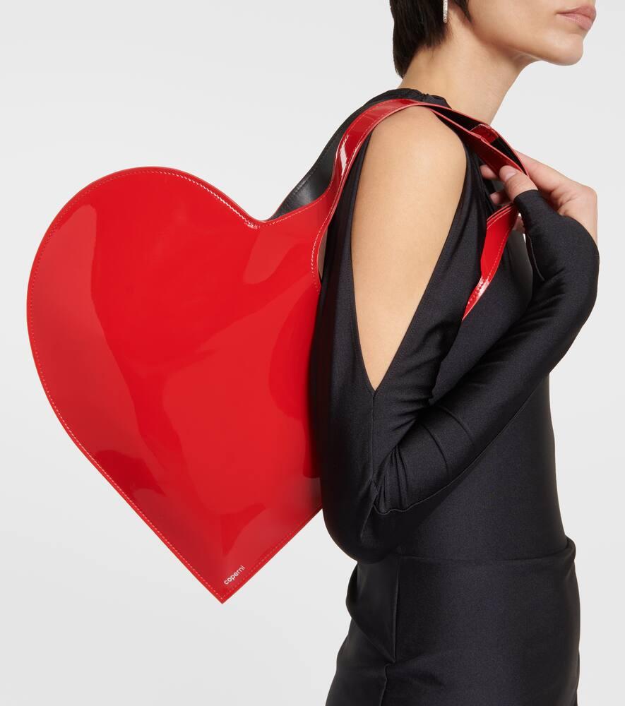 トートバッグ Coperni FW25 BELT HEART TOTE (COPBA112F6012 RED) Heart Tote Bag Shopper Bag - Coperni - Leather - Red