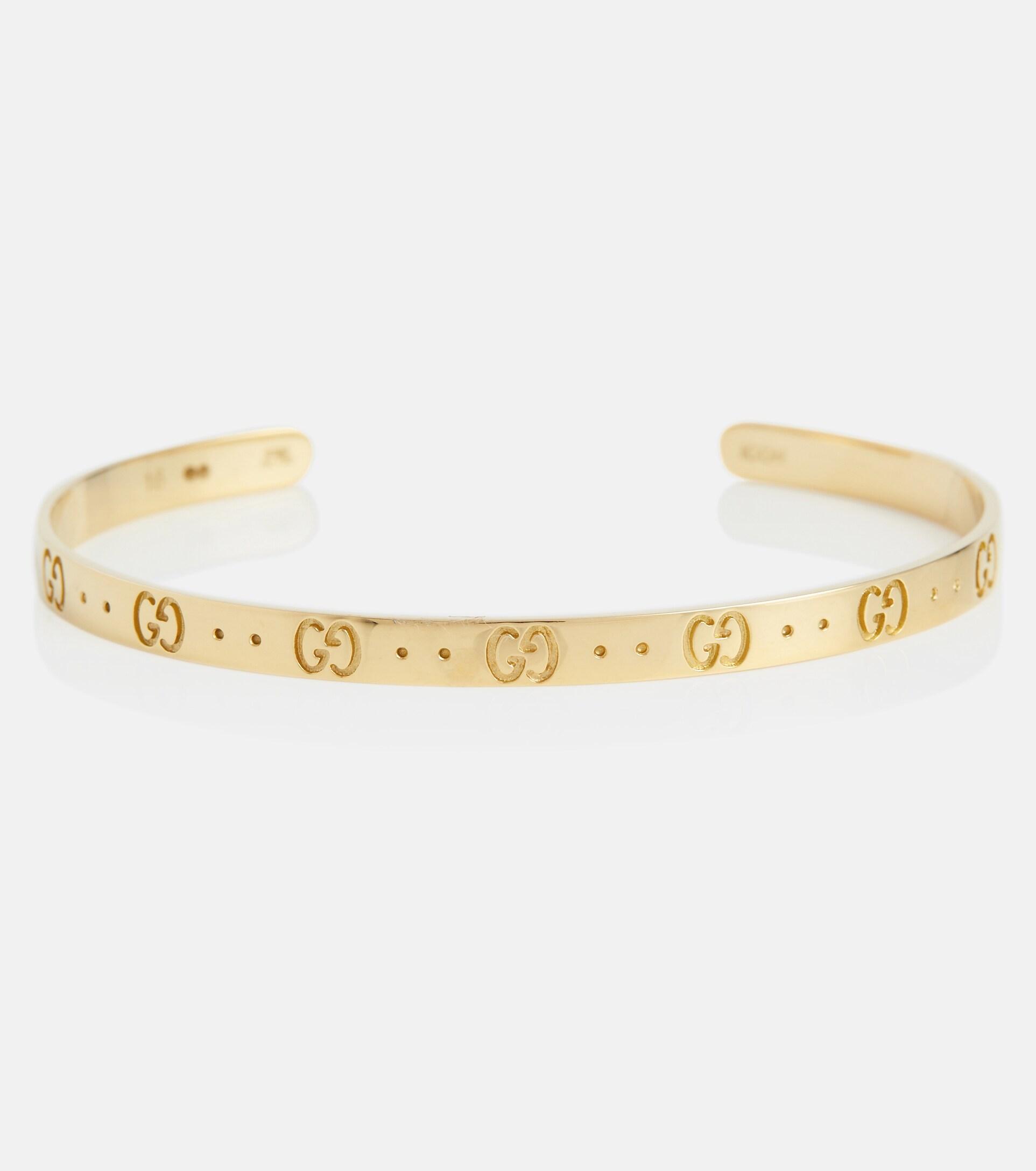 Gucci Icon 18kt Gold Bracelet in Metallic | Lyst