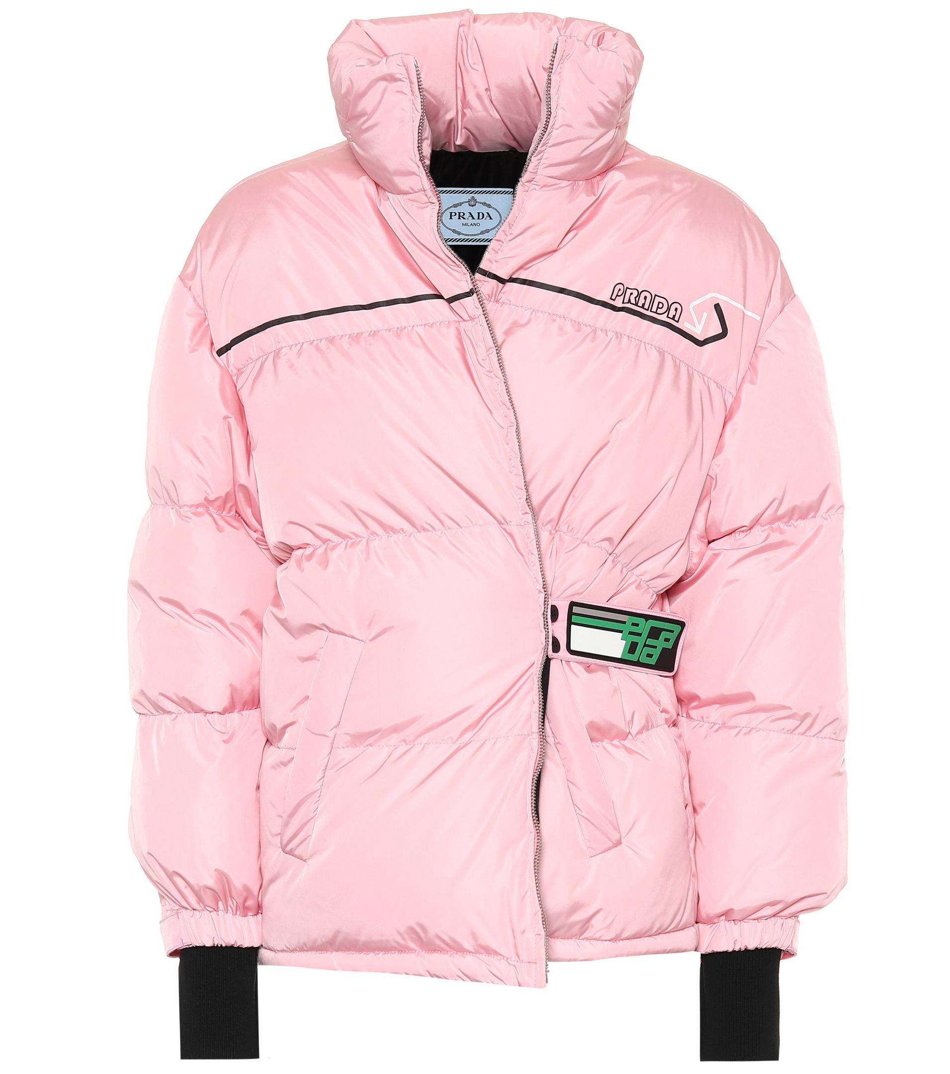 pink prada coat