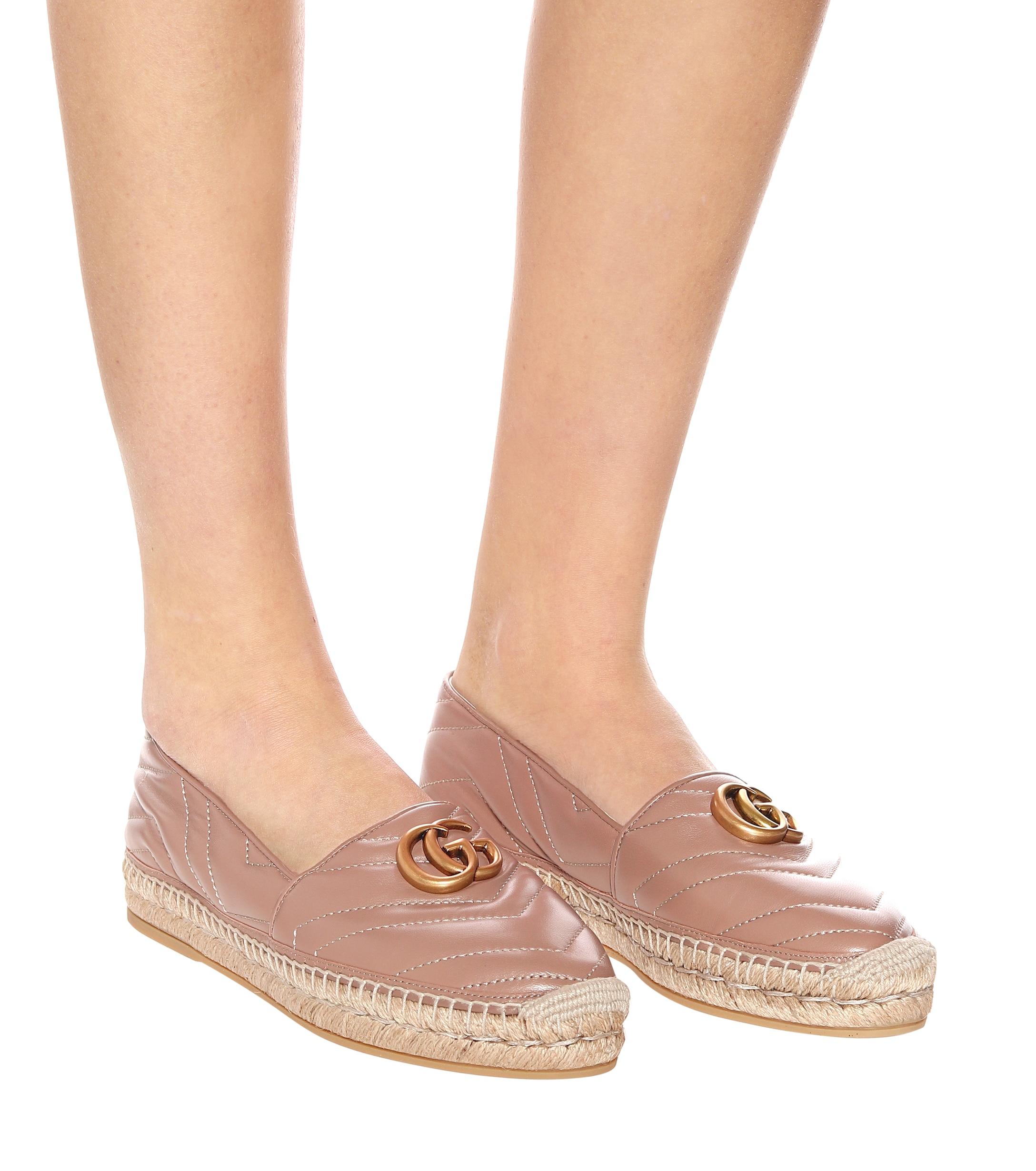 gucci leather espadrilles
