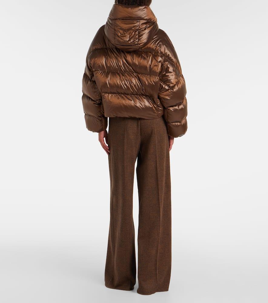 Max Mara The Cube Spaceca Down Jacket in Brown | Lyst