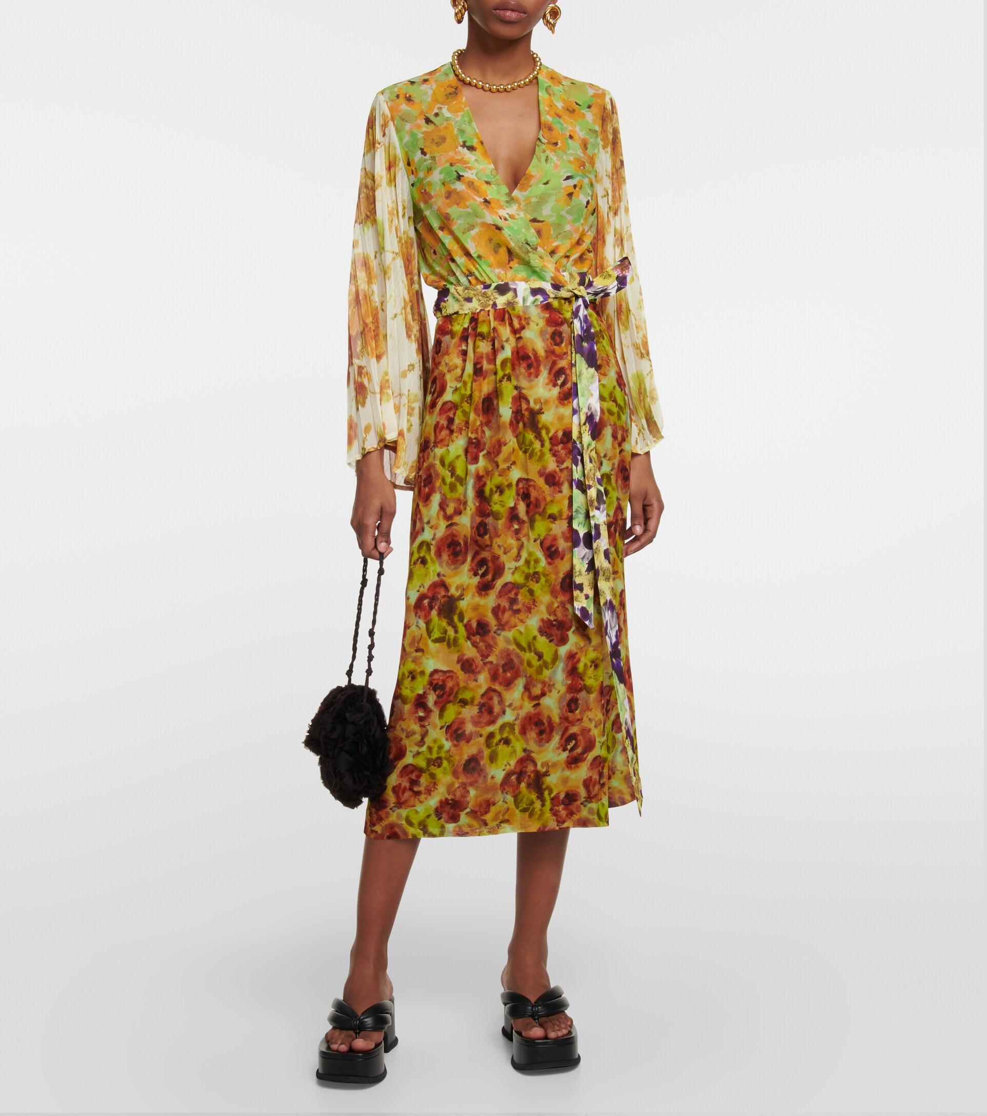 Dries van clearance noten wrap dress
