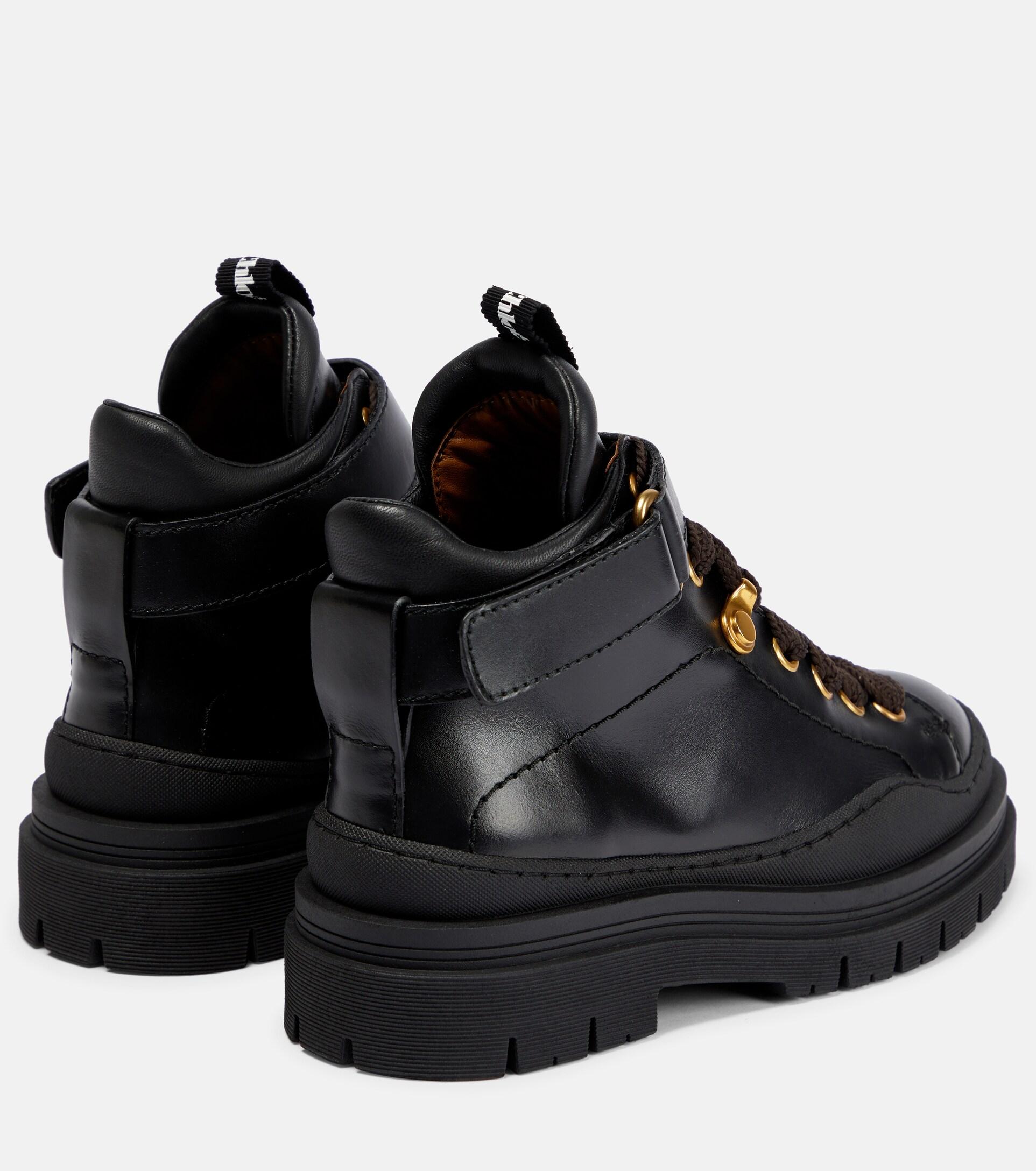 【送料&関税込】See by ChloAC Lory Leather Ankle Boots See By Chloe - Lory leather over-the-knee boots See by Chloe
