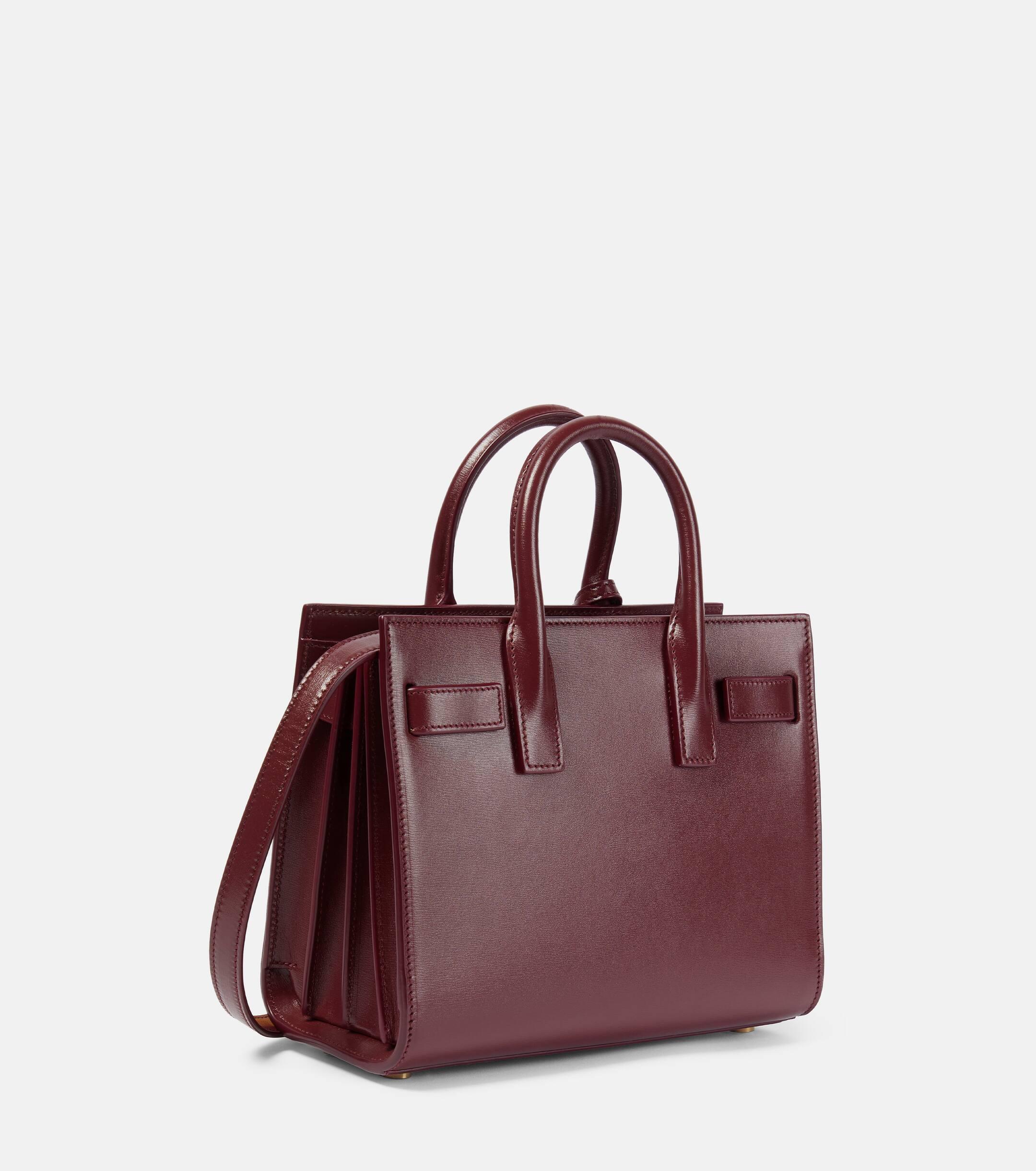 Saint Laurent Sac De Jour Nano En Cuir Lisse Rouge in Red Lyst UK