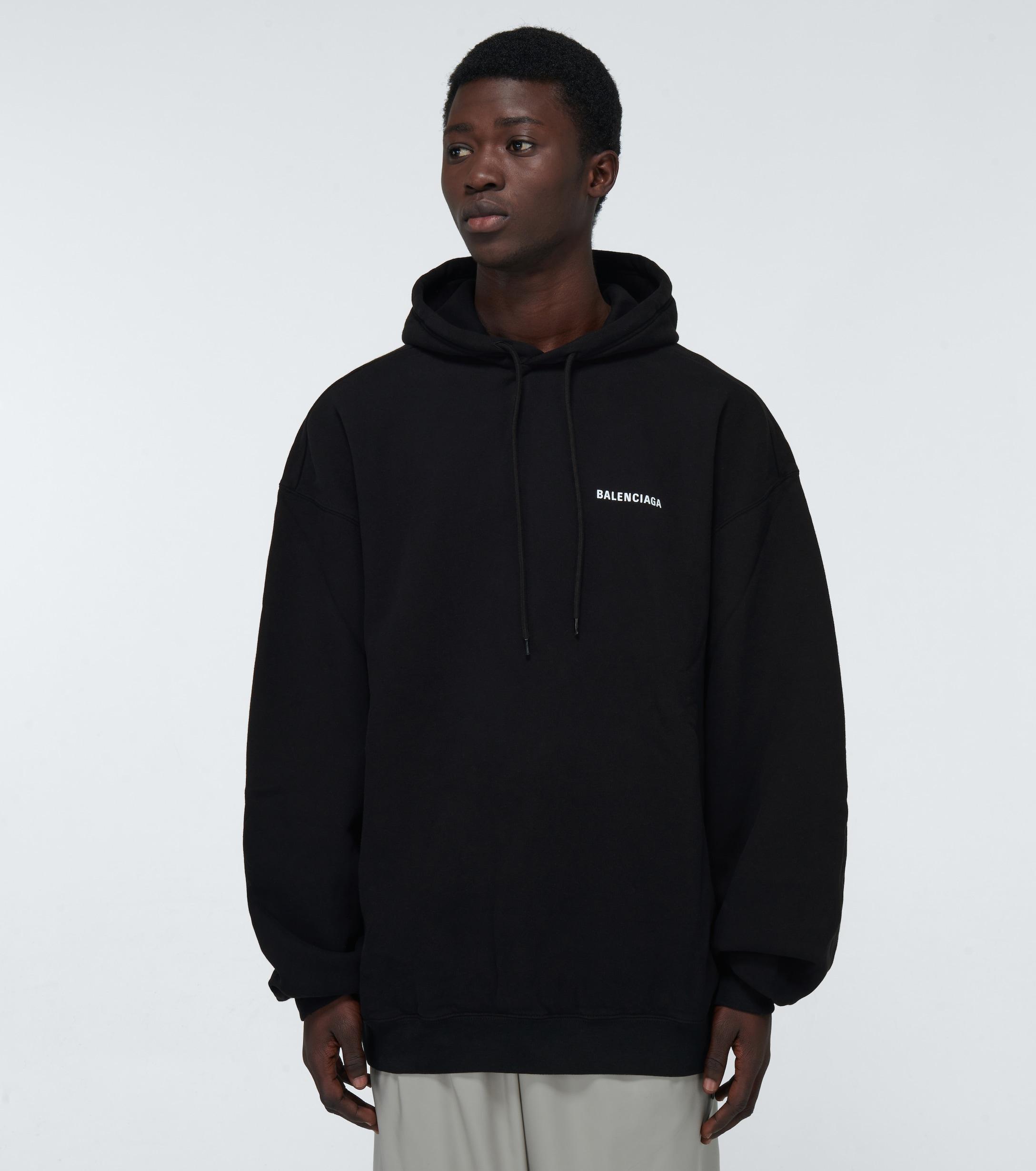 balenciaga defile hoodie