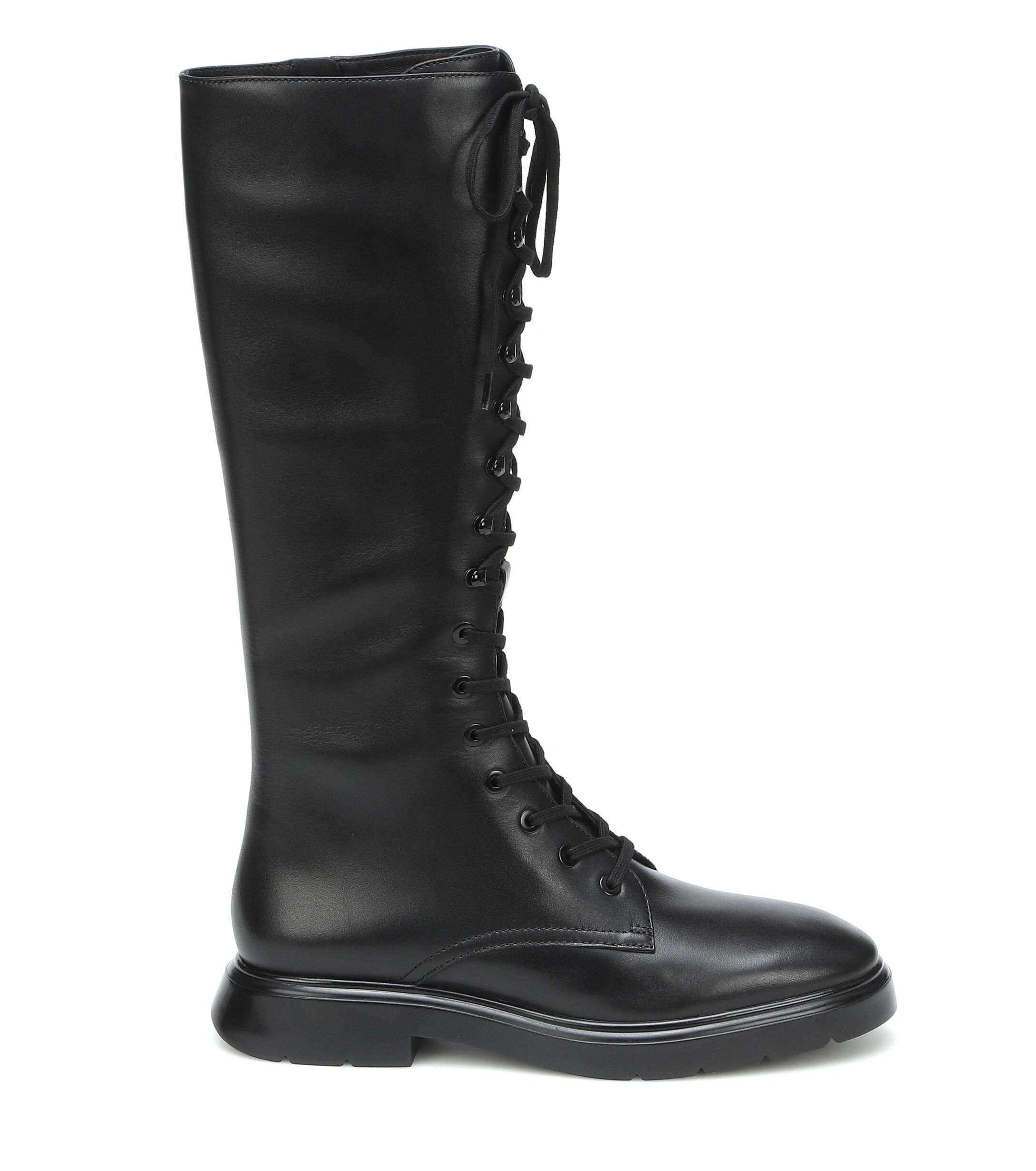 Stuart Weitzman Mckenzee Leather Knee-high Boots in Black - Lyst