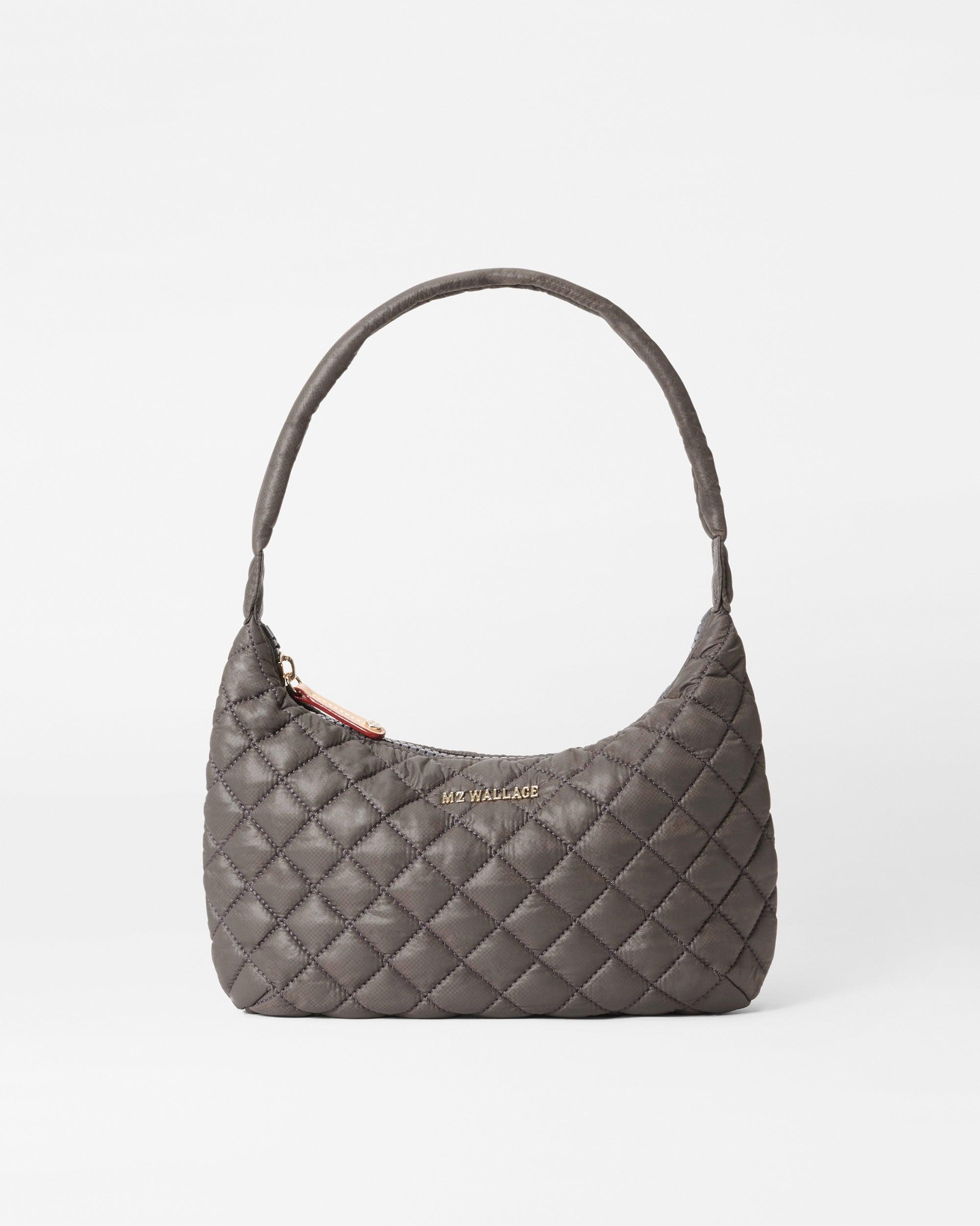 MZ Wallace Small Metro Shoulder Bag in Gray Lyst