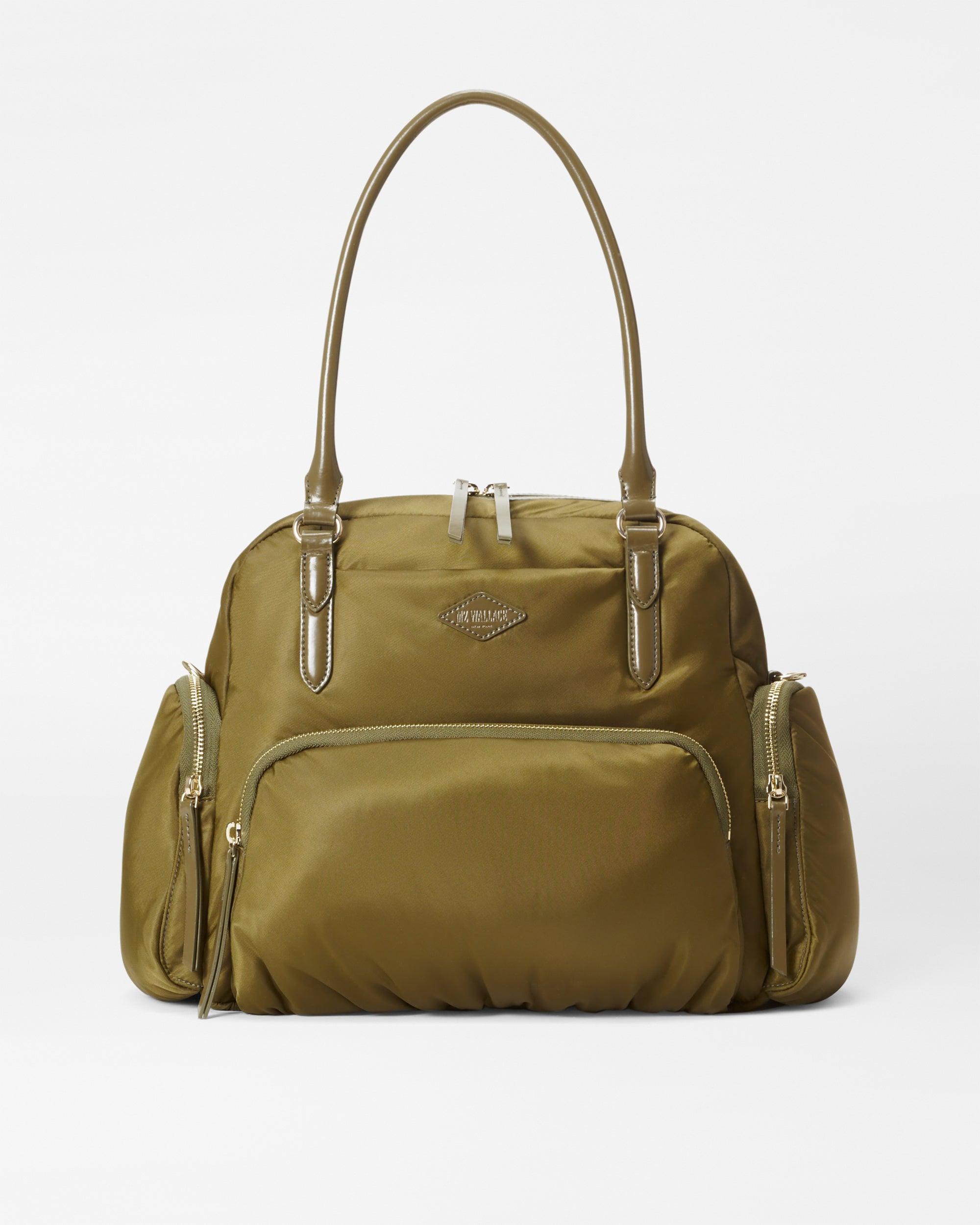 MZ Wallace Moss Chelsea Shoulder Bag in Green | Lyst