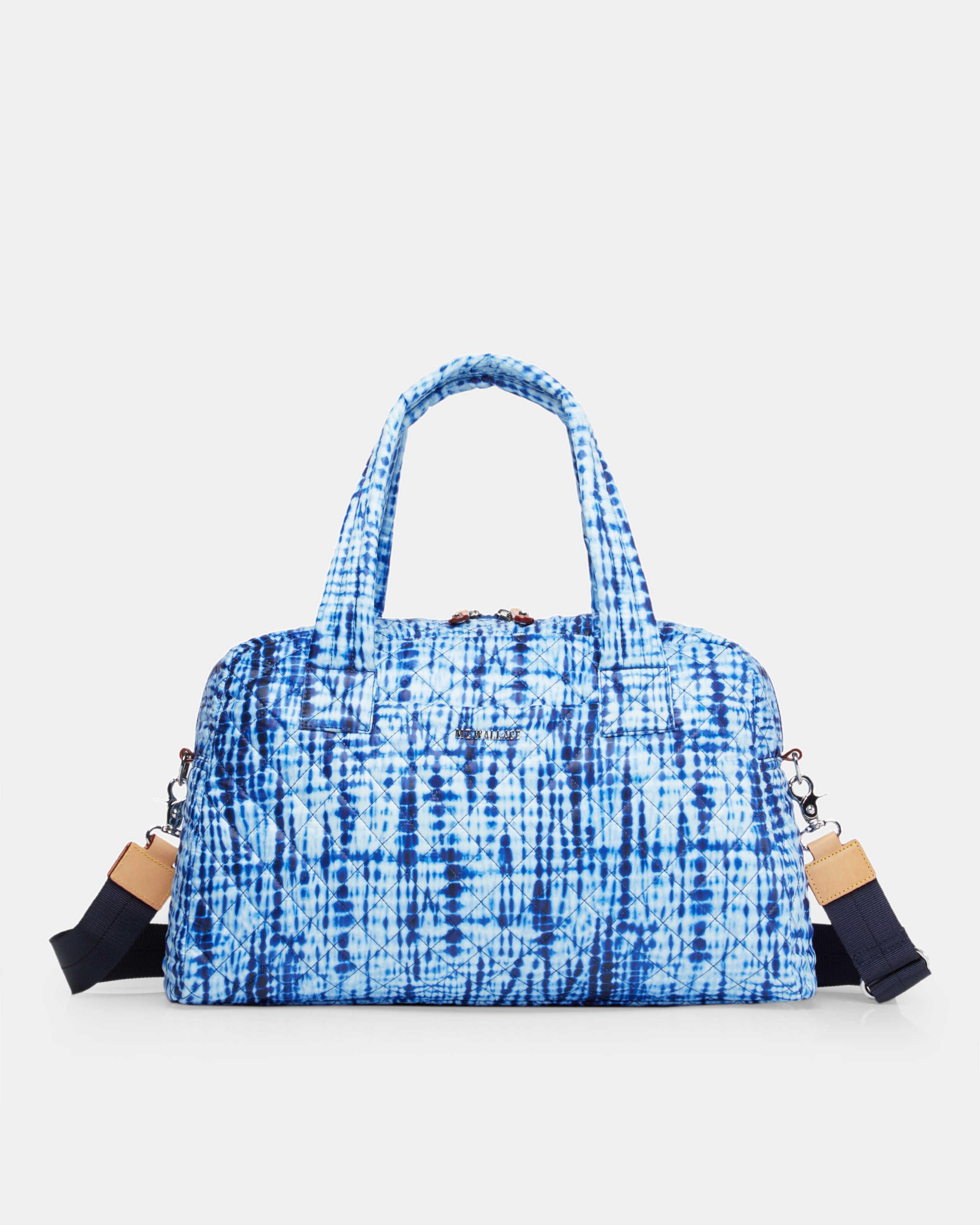 MZ Wallace Synthetic Quilted Shibori Print Travel Jimmy in Blue | Lyst UK