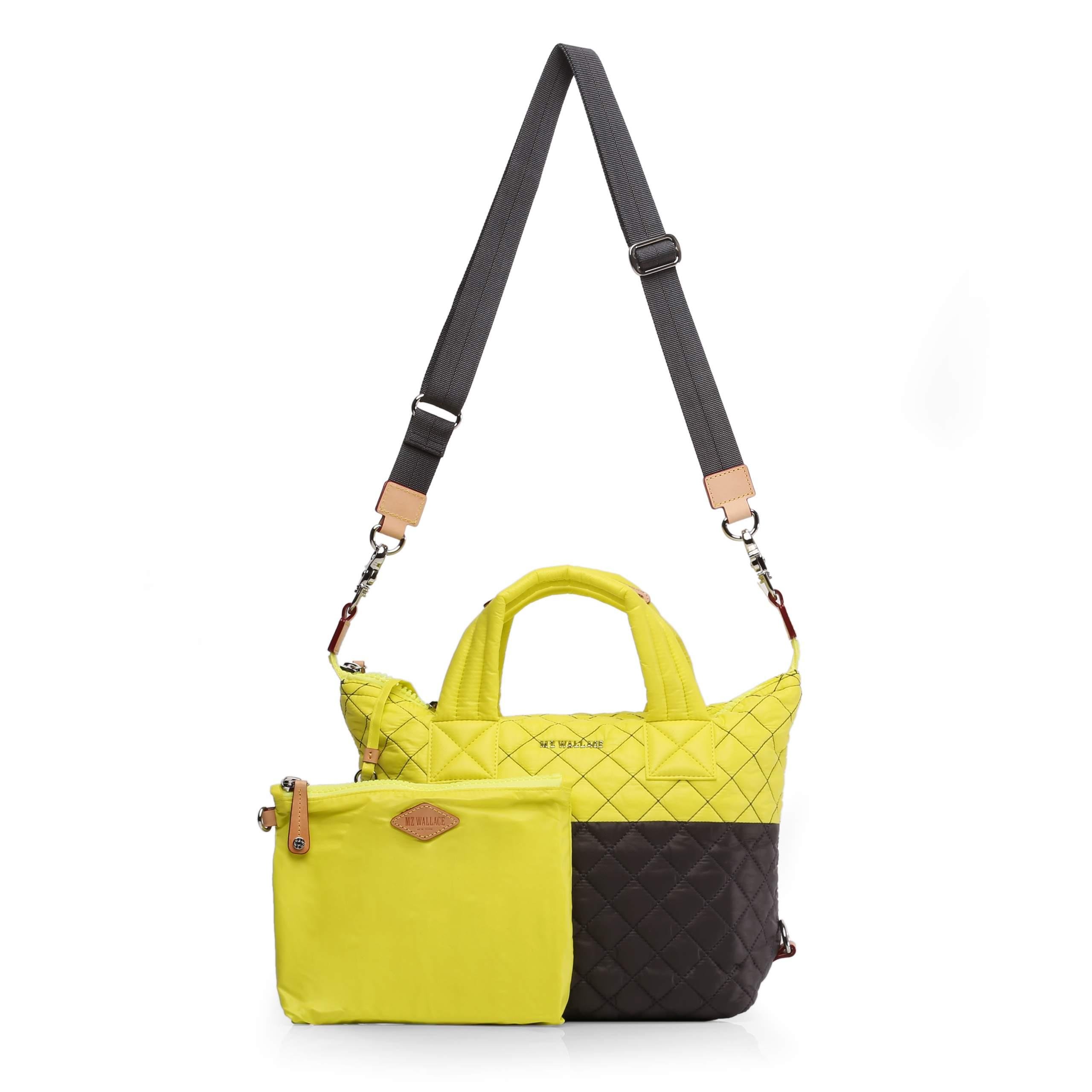 MZ Wallace Synthetic Small Sutton in Yellow - Lyst