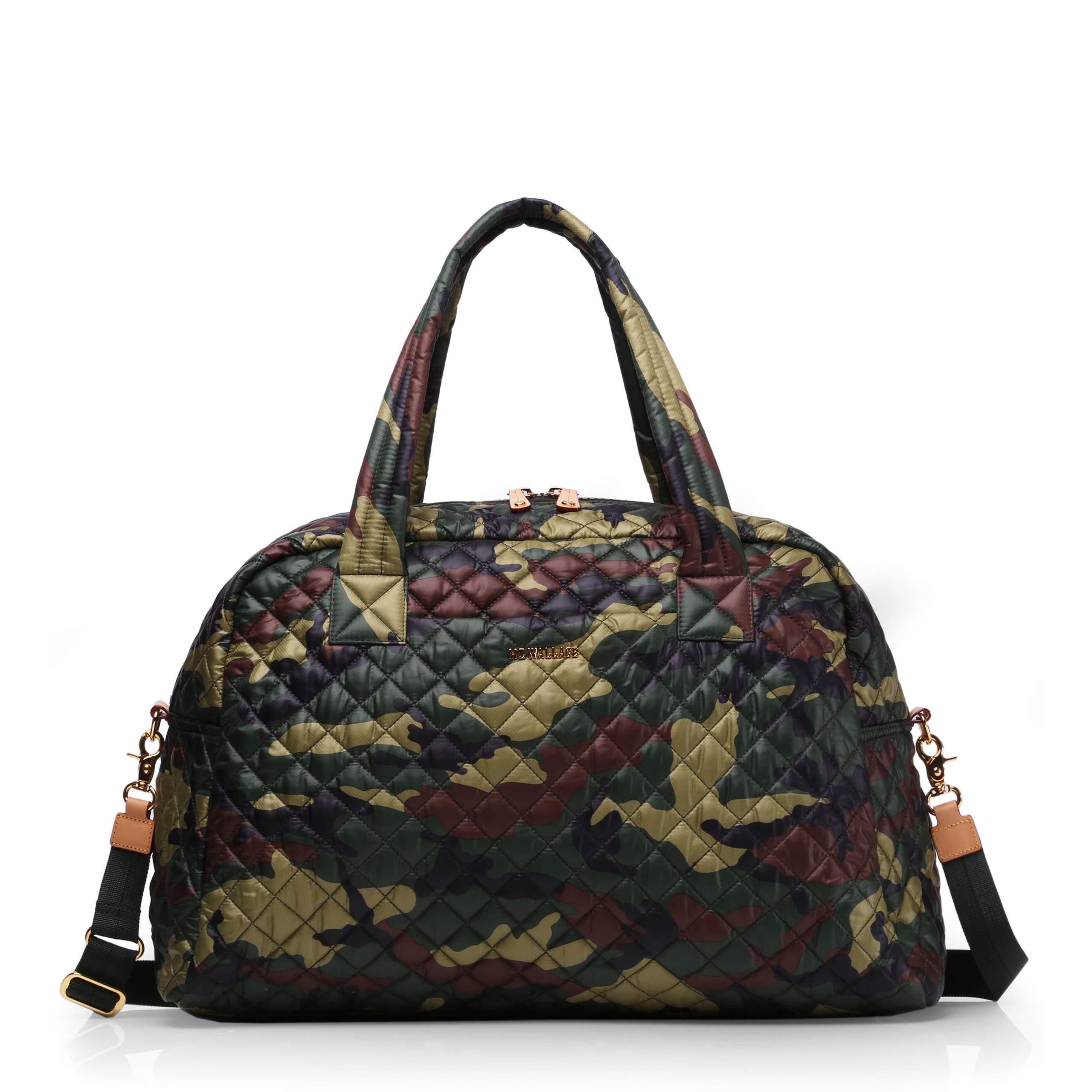 MZ Wallace Synthetic Camo Oxford Jim Bag in Black - Lyst