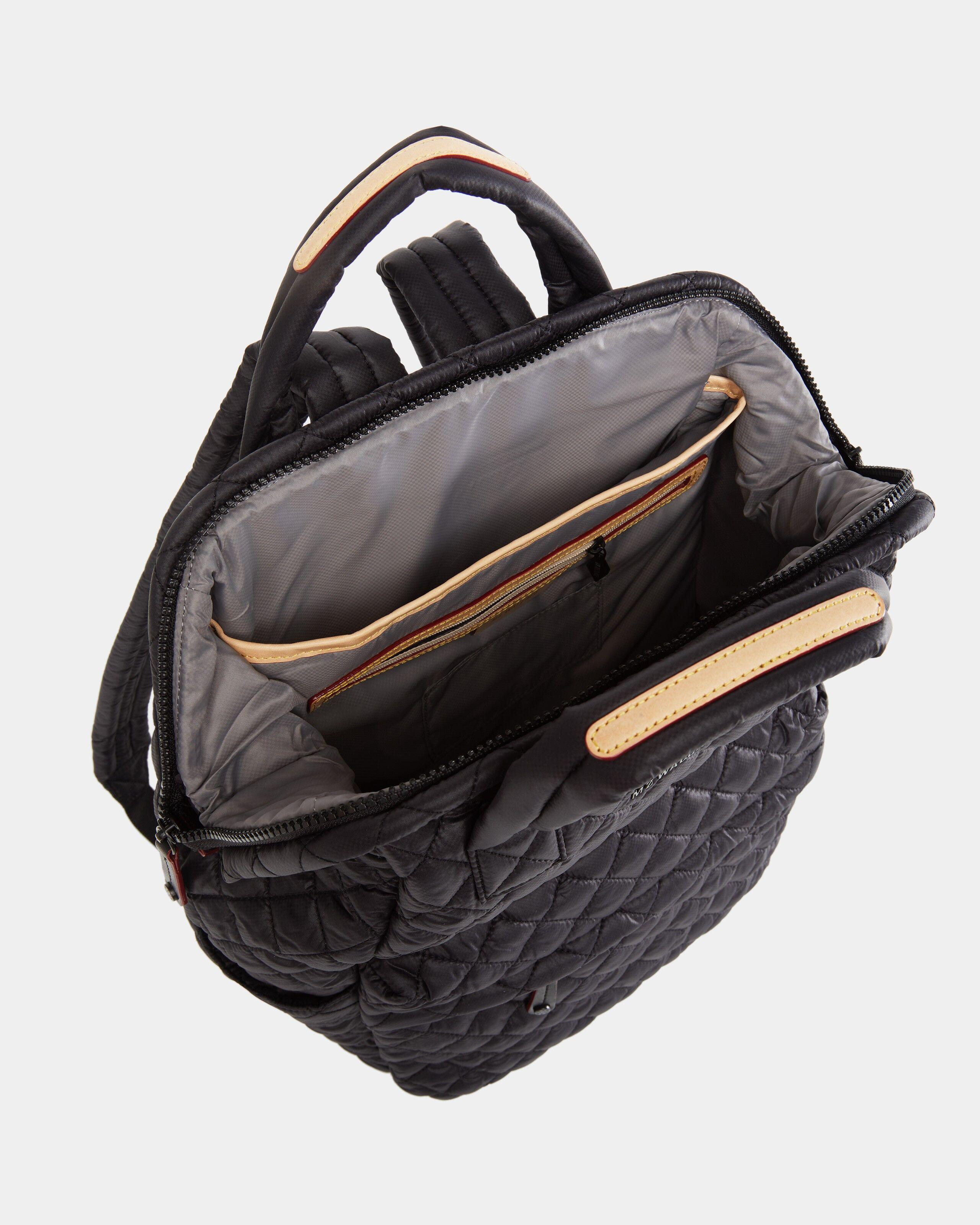 MZ Wallace Synthetic Small Top Handle Backpack in Black Lyst