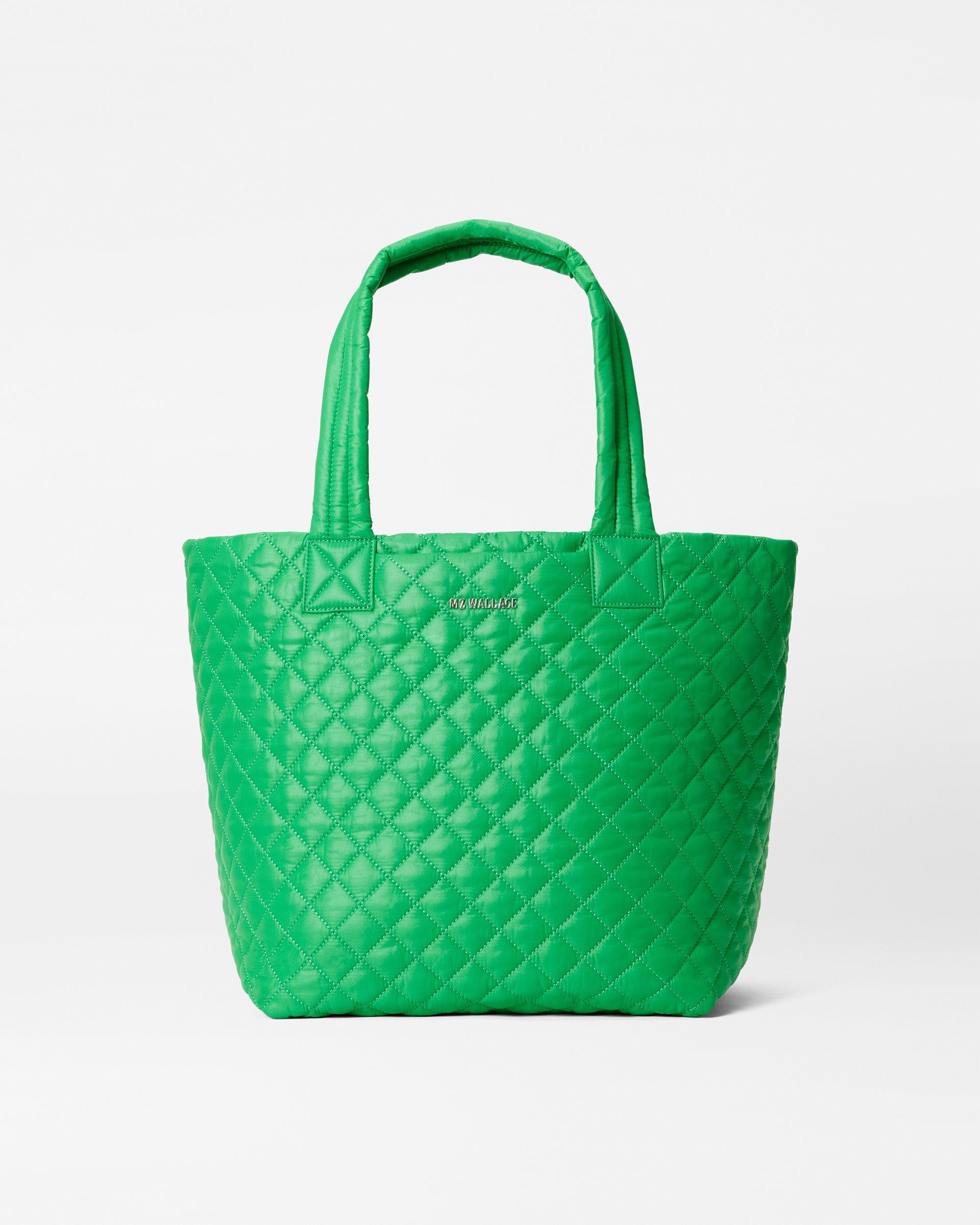MZ Wallace Grass Medium Metro Tote Deluxe In Green Lyst mz-wallace-grass-medium-metro-tote-deluxe-in-green-lyst