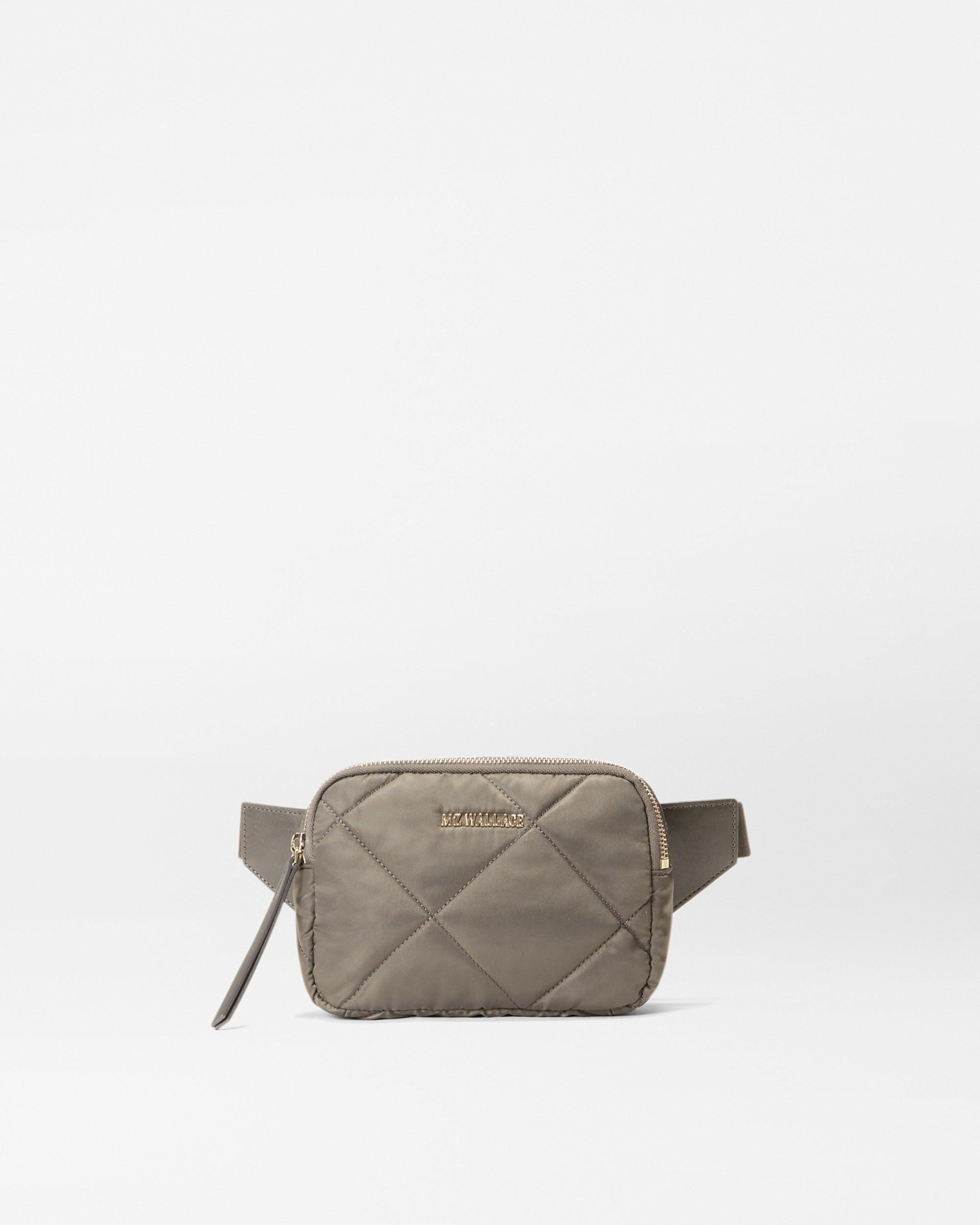 MZ Wallace Madison Belt Bag in Gray Lyst