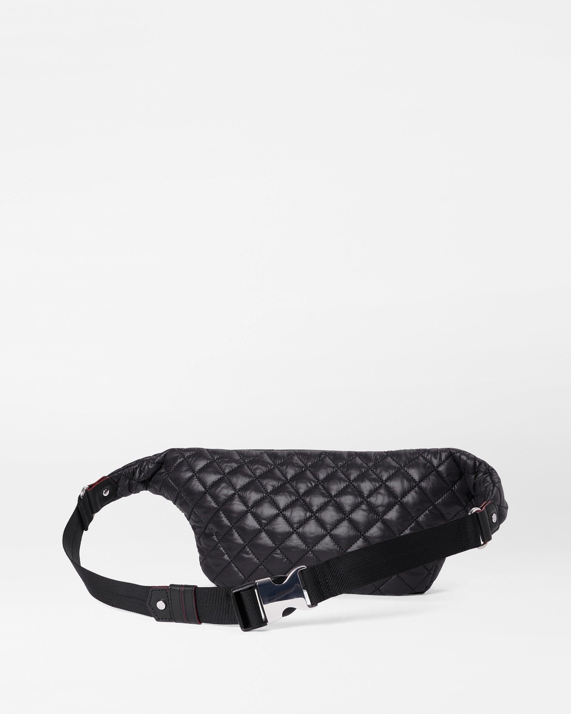 MZ Wallace Quilted Black Metro Belt Bag