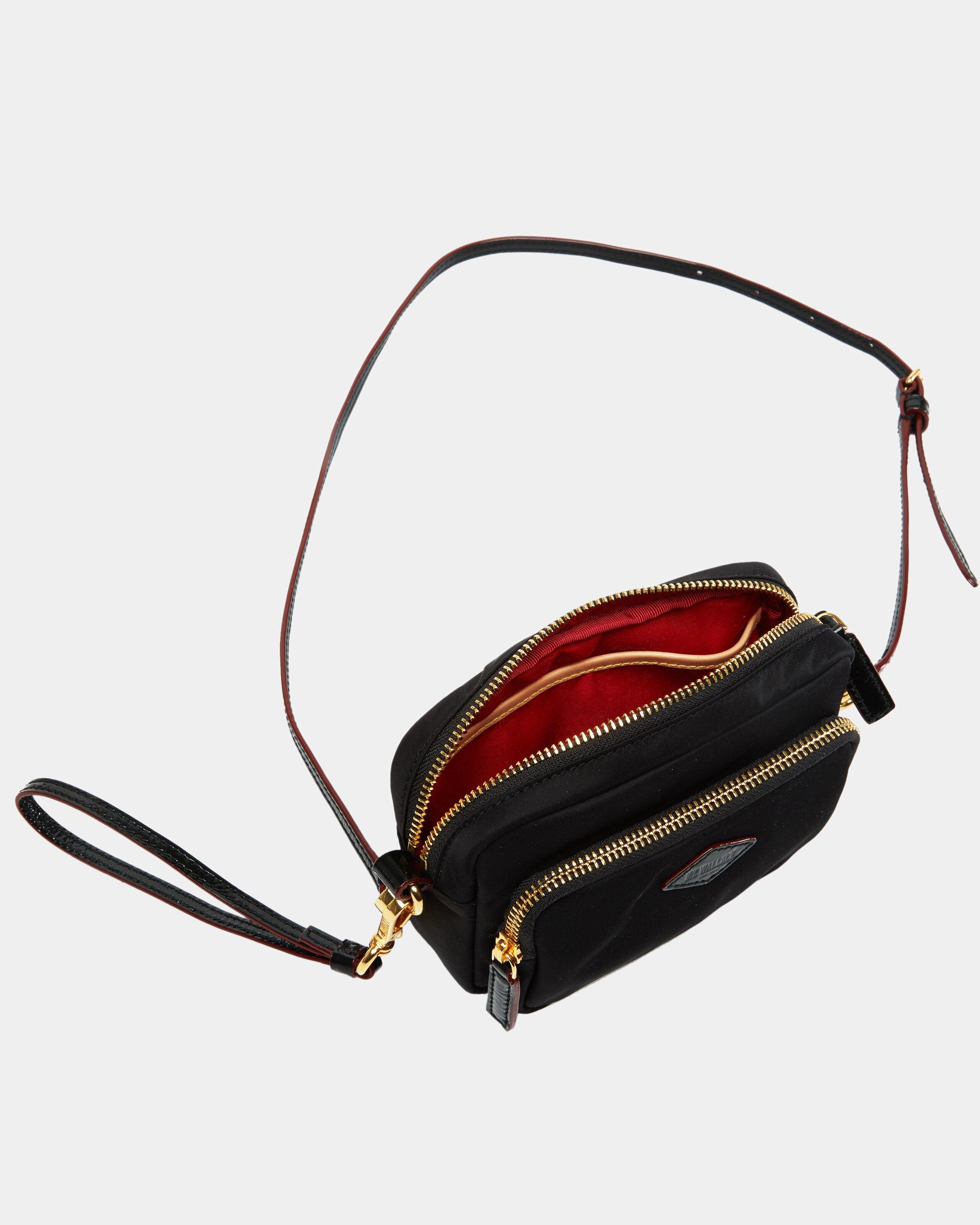 MZ Wallace Synthetic Black Gramercy Mini Crossbody Lyst