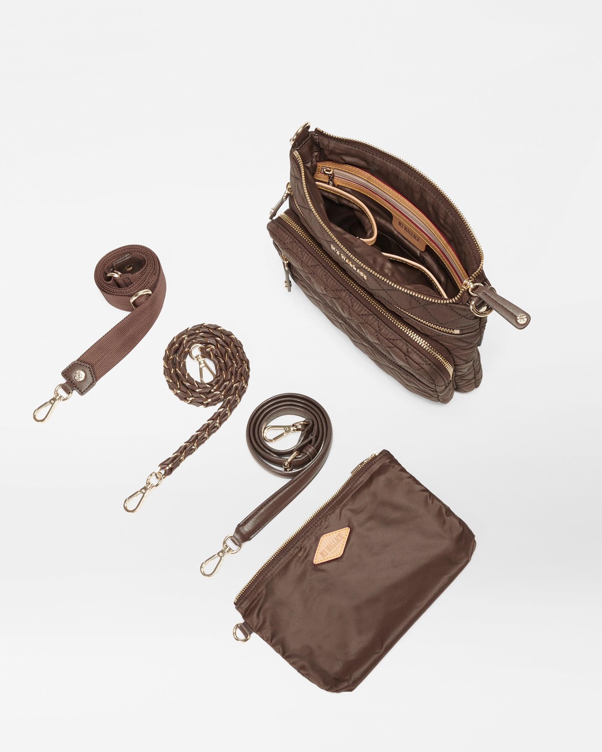 MZ Wallace Walnut Downtown Crosby Crossbody in Brown Lyst