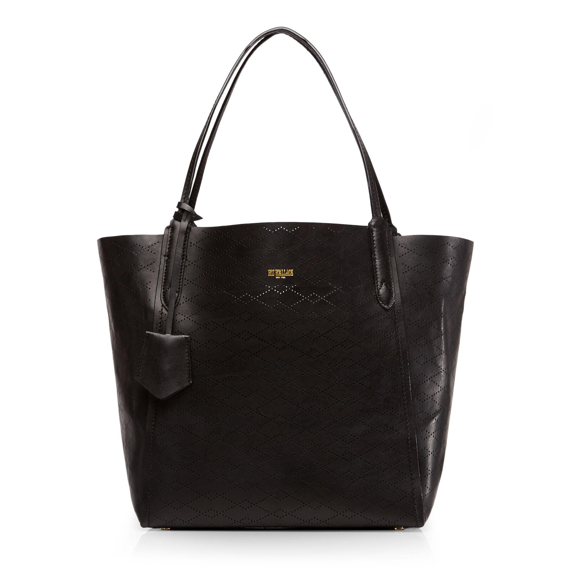 MZ Wallace Leather Venice Tote in Black - Lyst