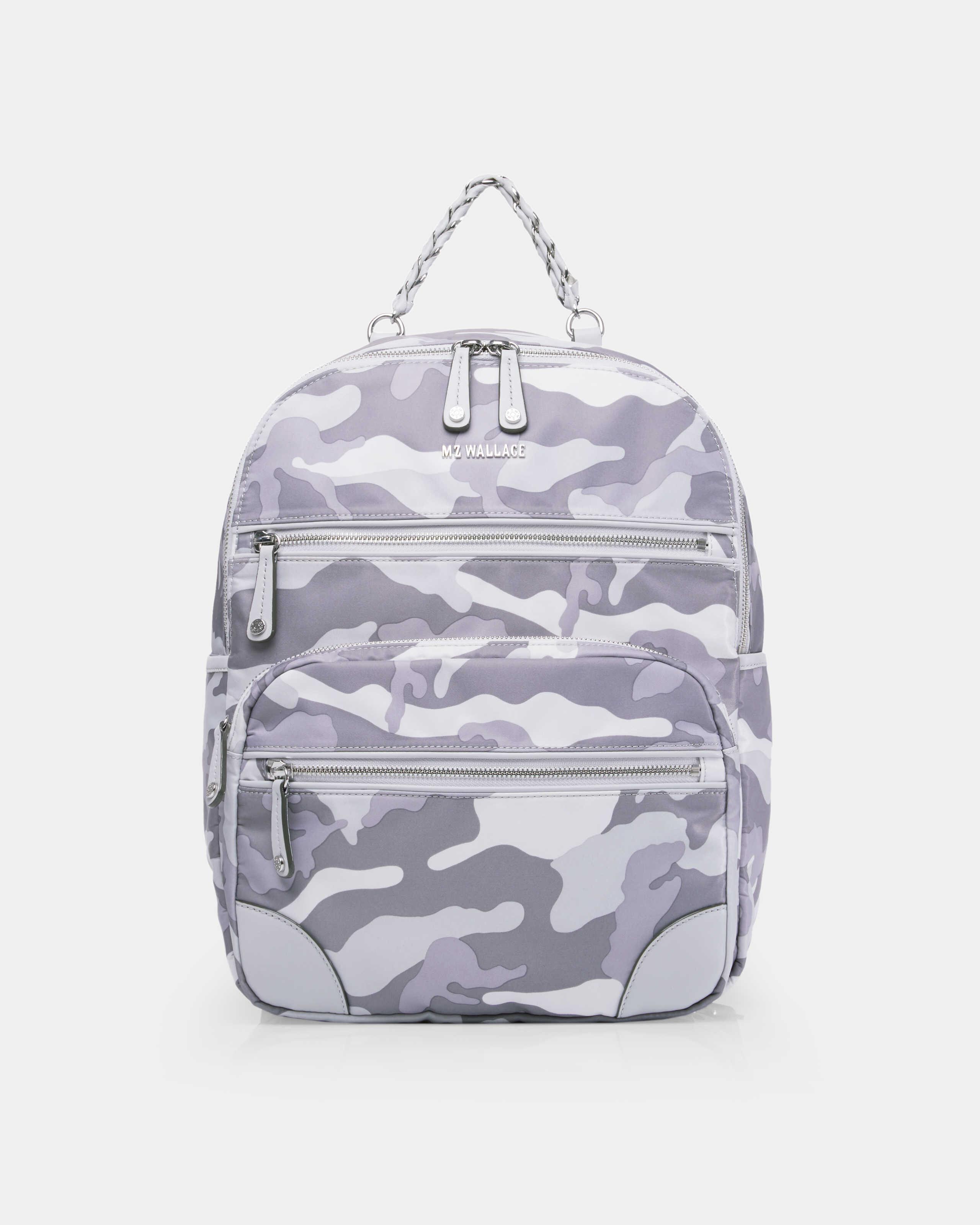 MZ Wallace Synthetic Tribeca Backpack in Grey (Gray) Lyst