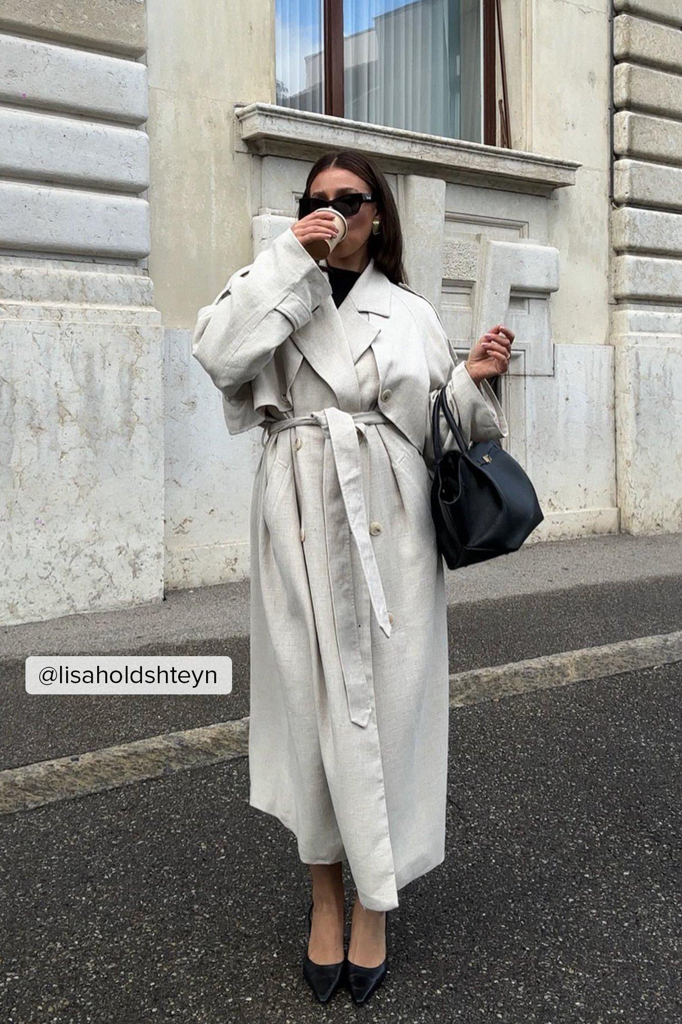 Trench coat light beige Clearance