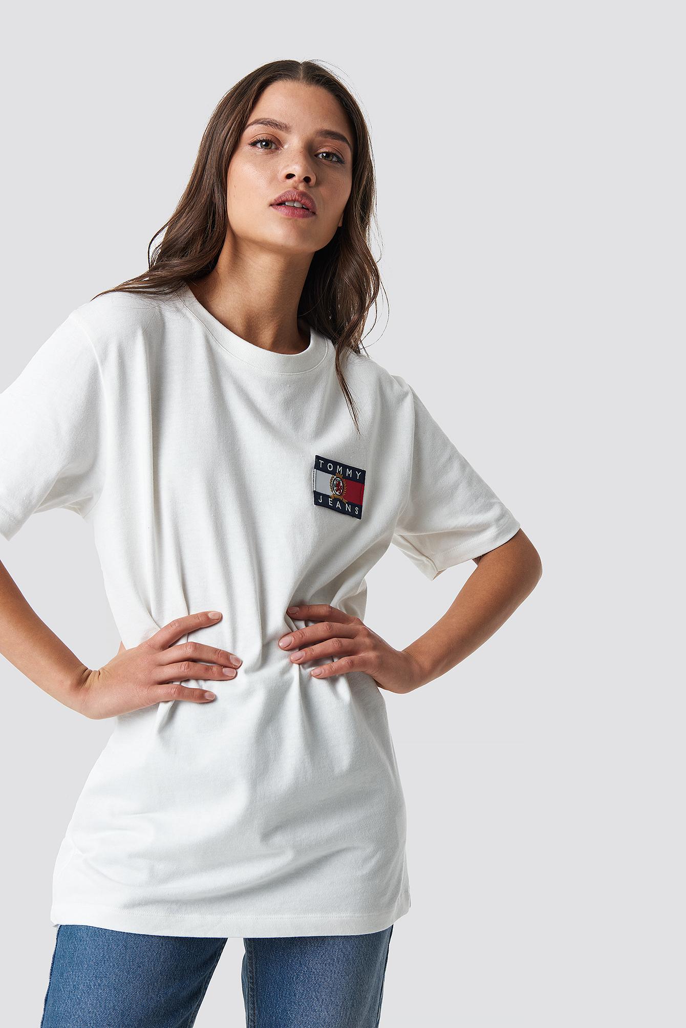 crest flag tee tommy jeans