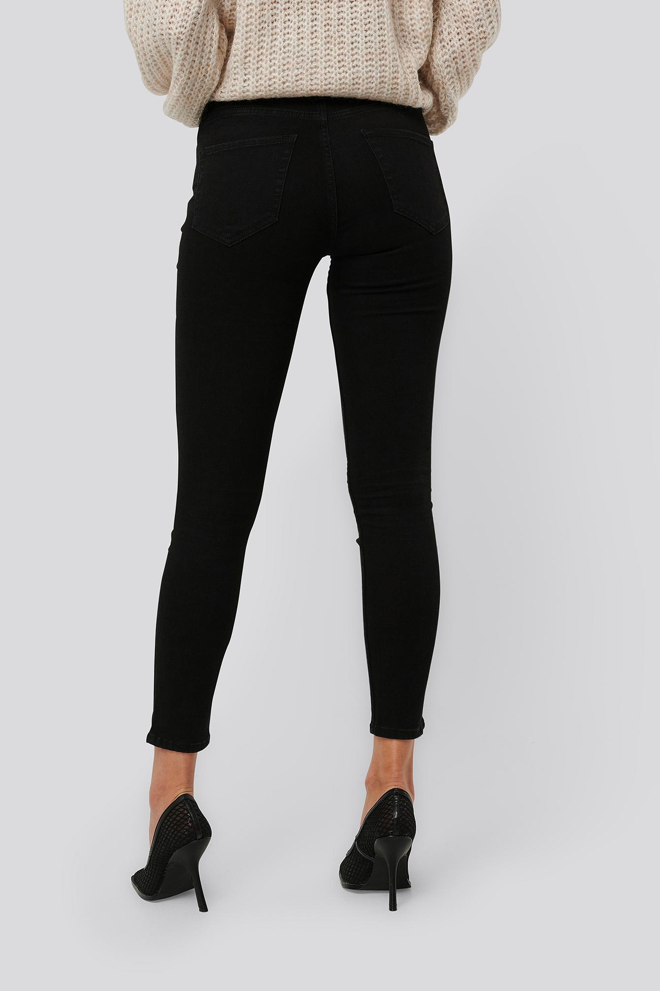 Mango Denim Sculpt Jeans Black | Lyst