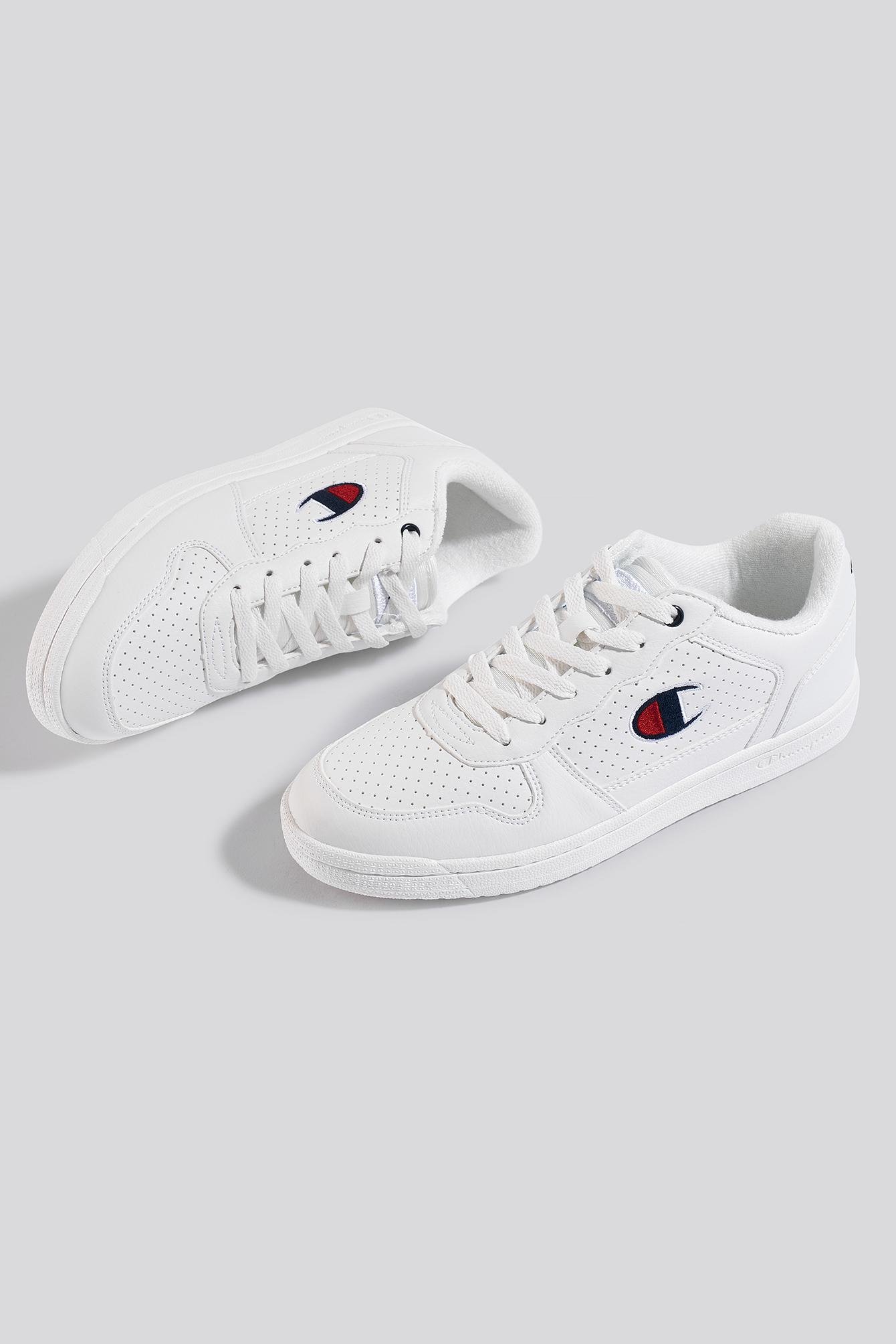 Champion Leather Chicago Low Pu Low Cut Shoe White - Lyst