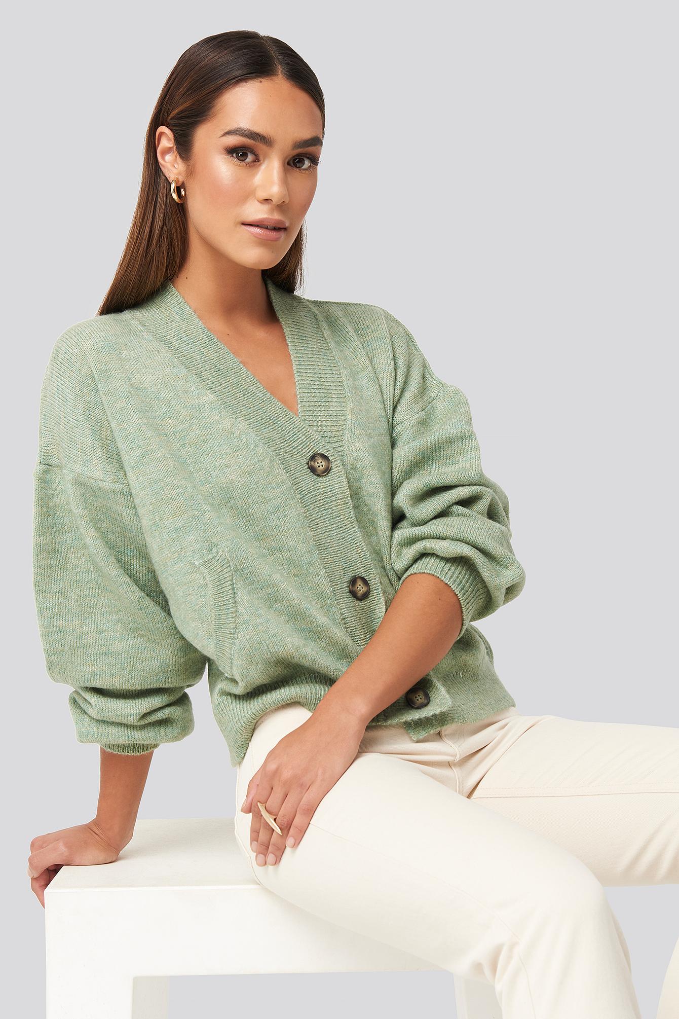 short button cardigan