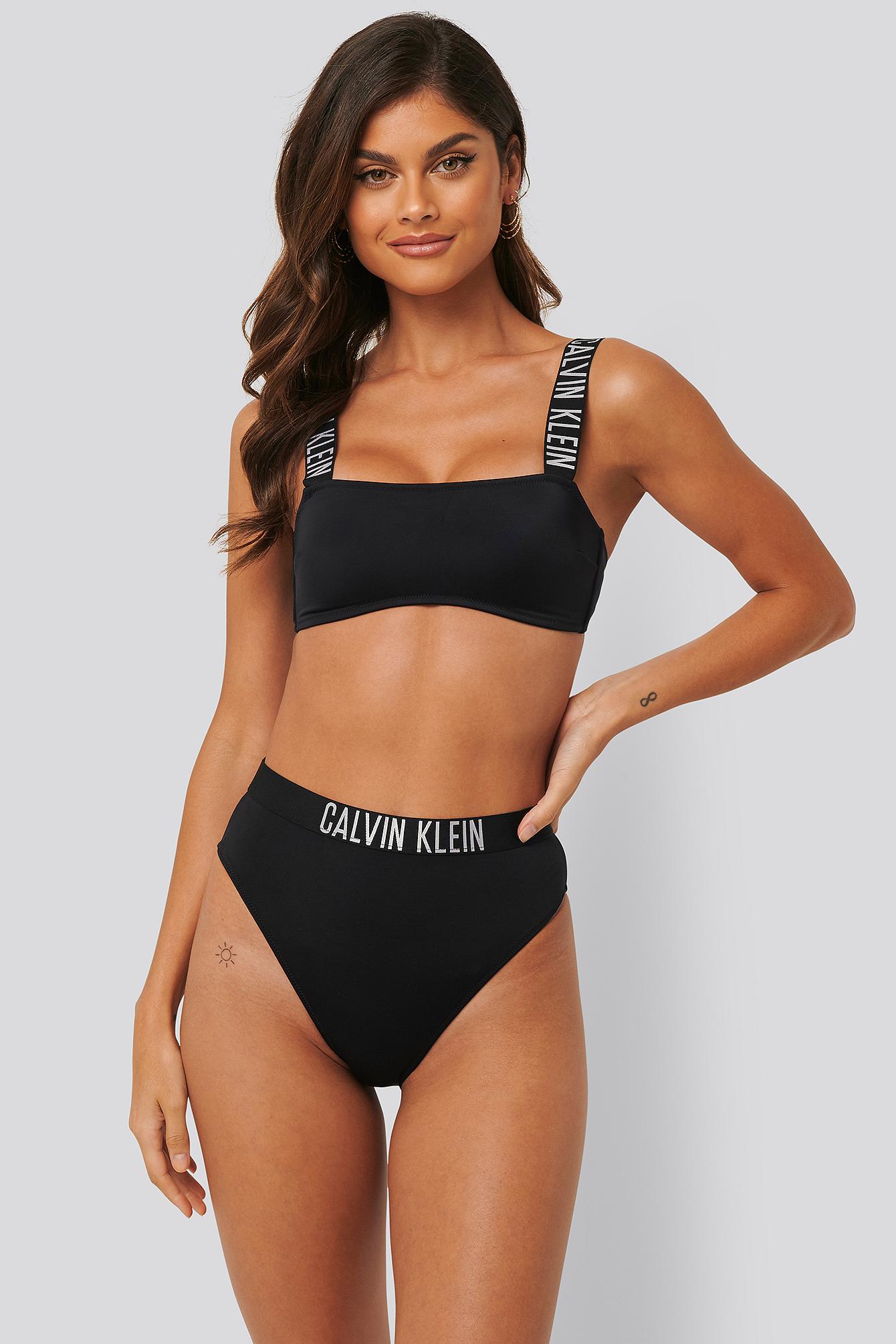 Klein High Waist Bikini in Black | Lyst