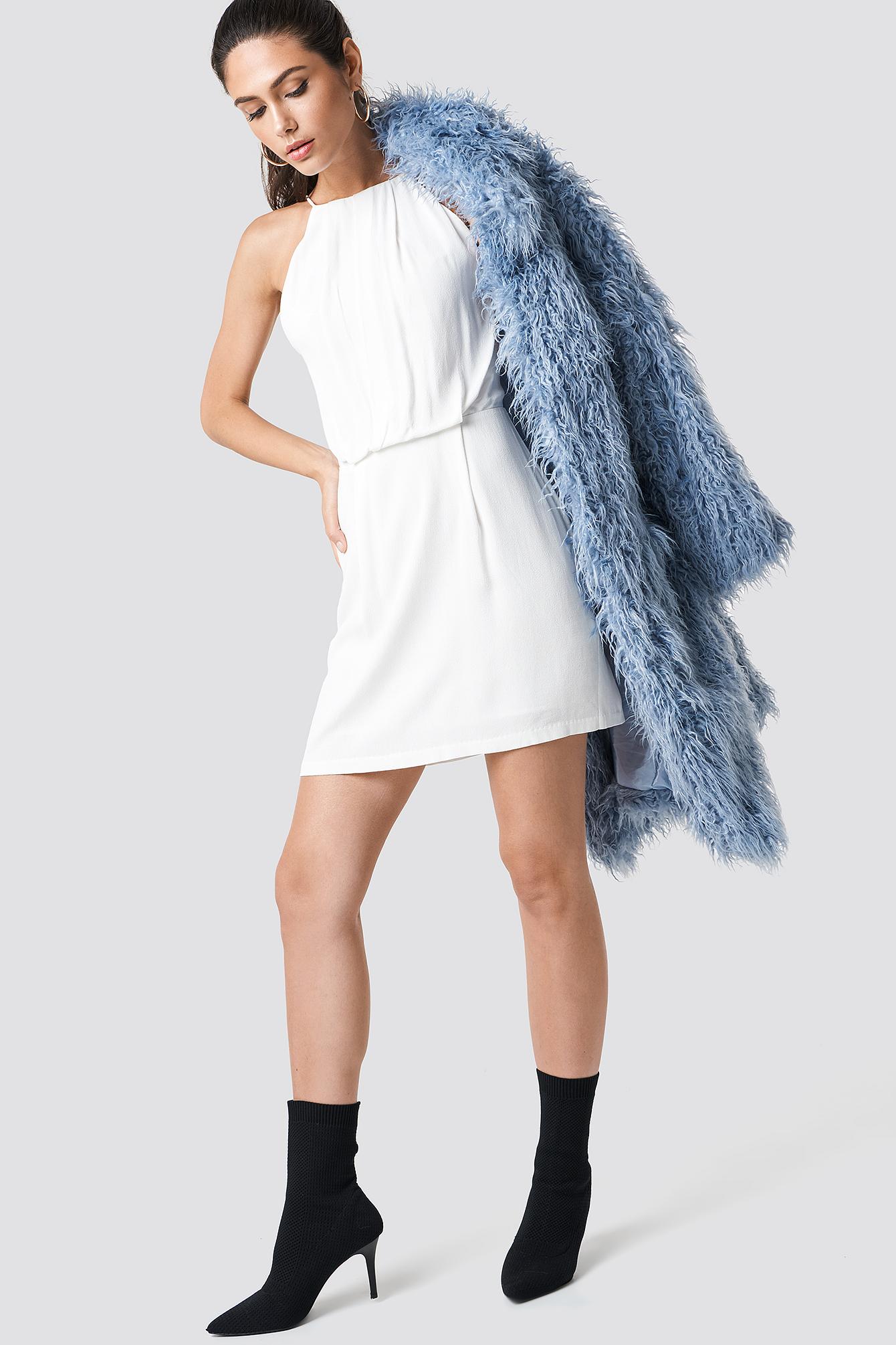 willow short dress white