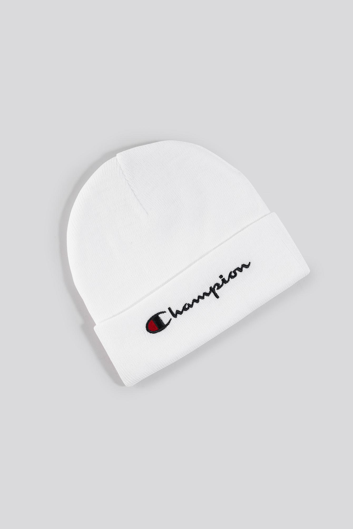 champion beanie white