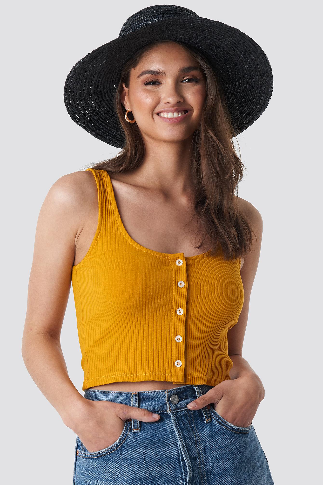 multicolor ribbed top