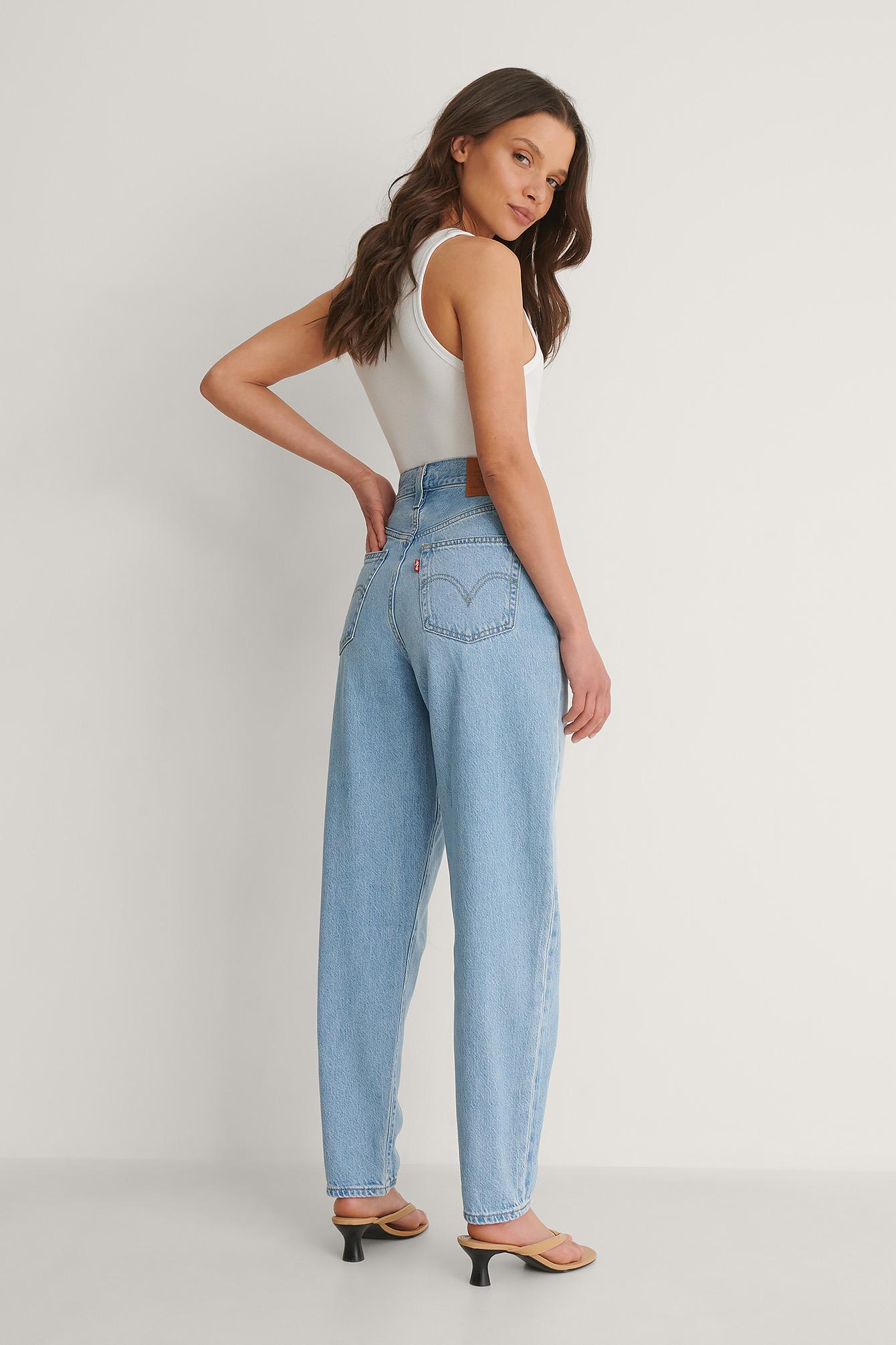 Levi's Blue High Loose Taper Jeans Near Sighted | Lyst UK