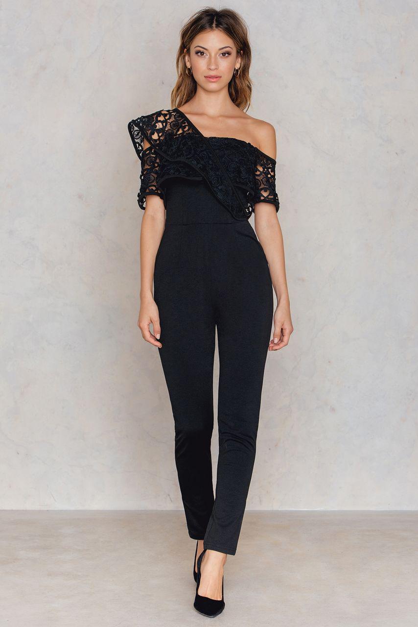 frill top jumpsuit