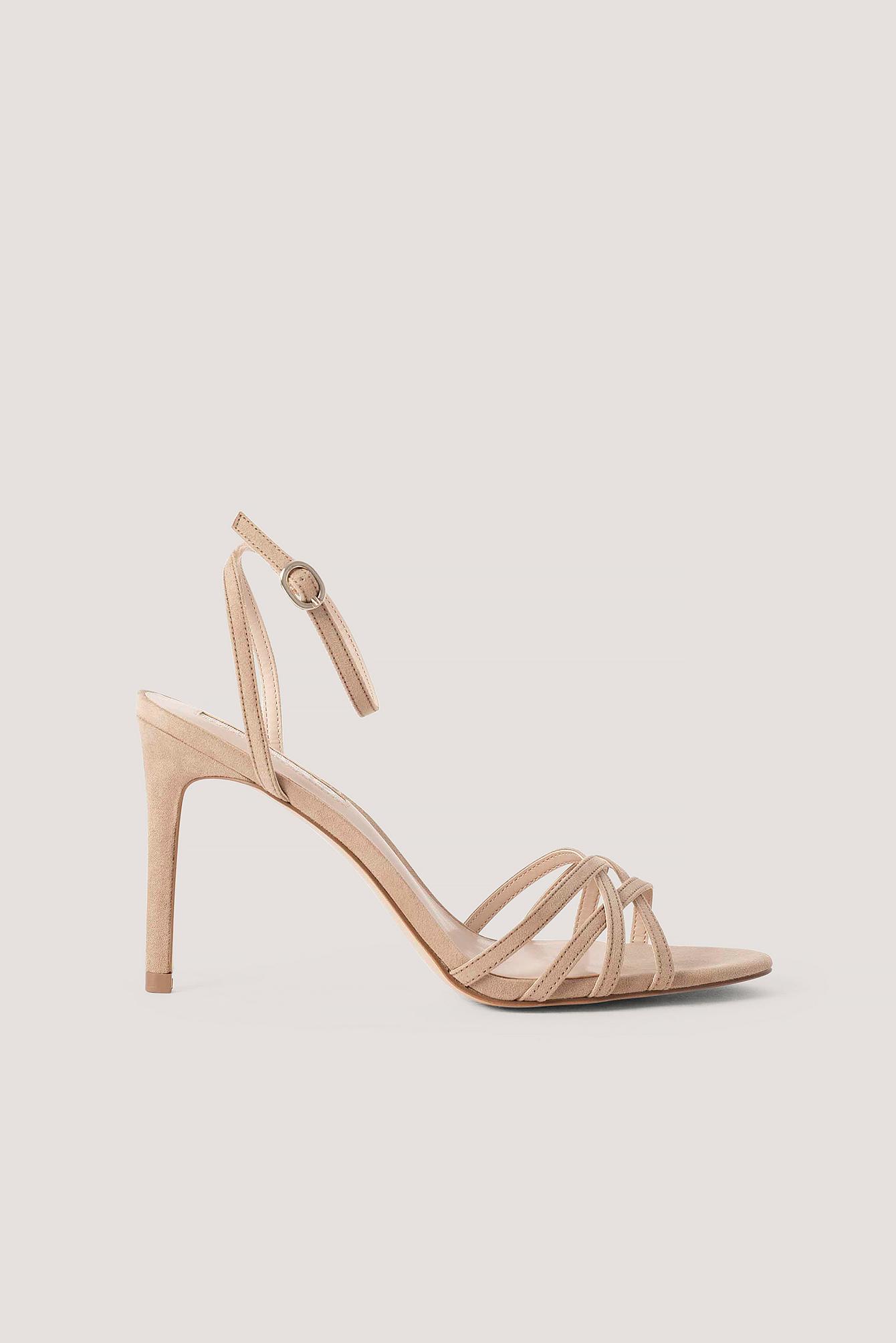 Mango Beige Orca Sandals in Natural | Lyst