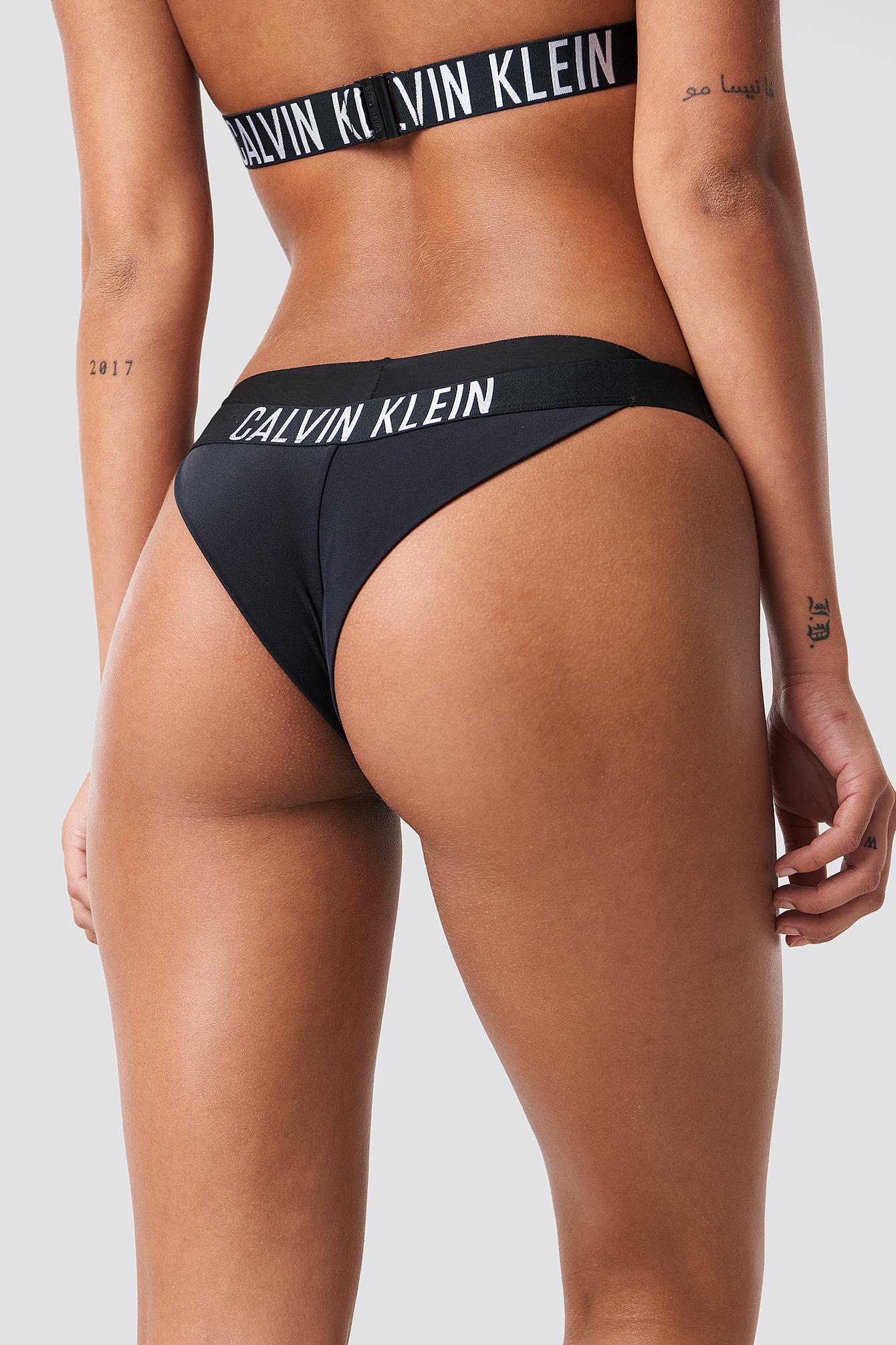 Calvin Klein Brazilian Bikini Black Lyst