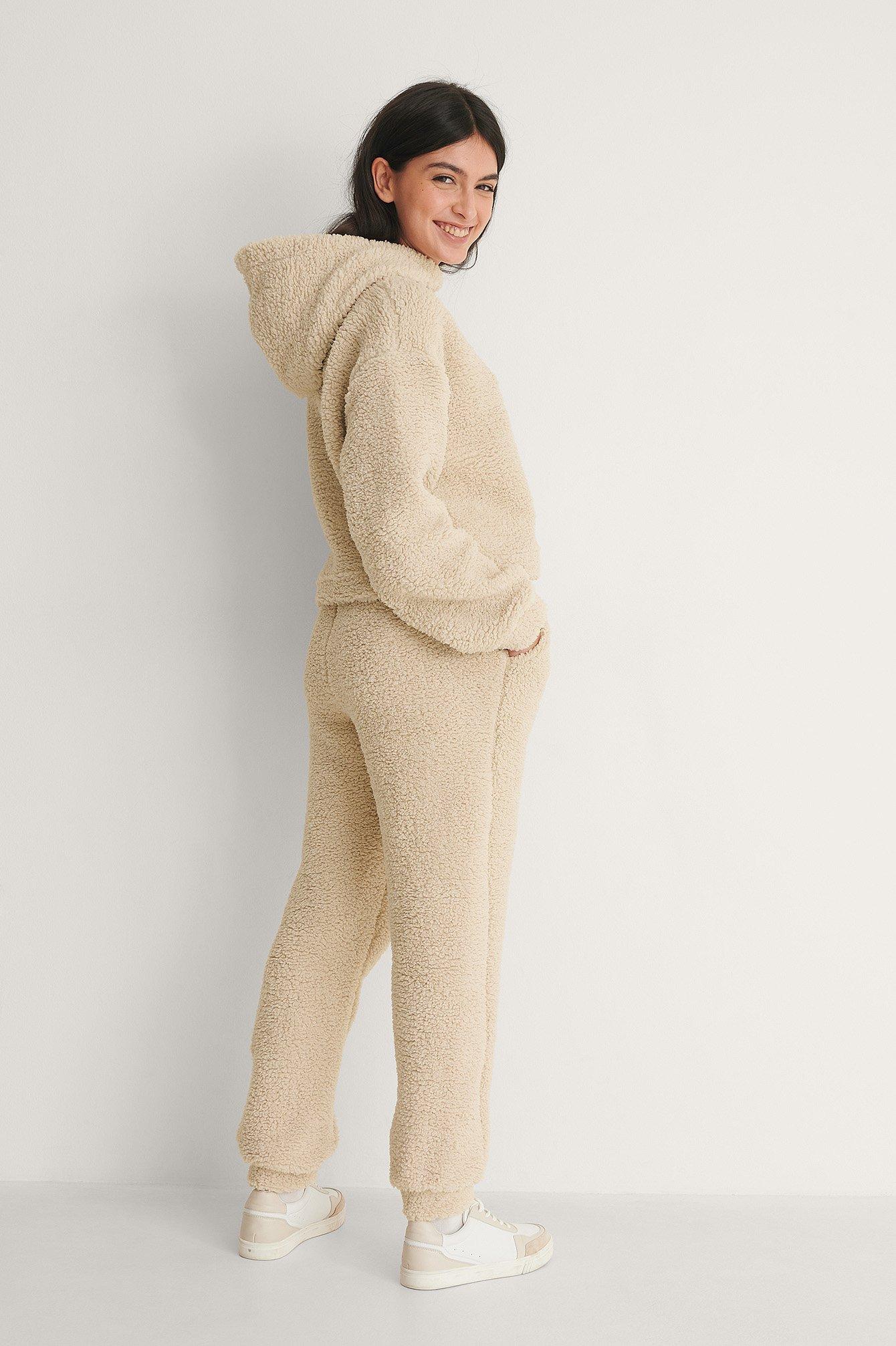 teddy sweat pants